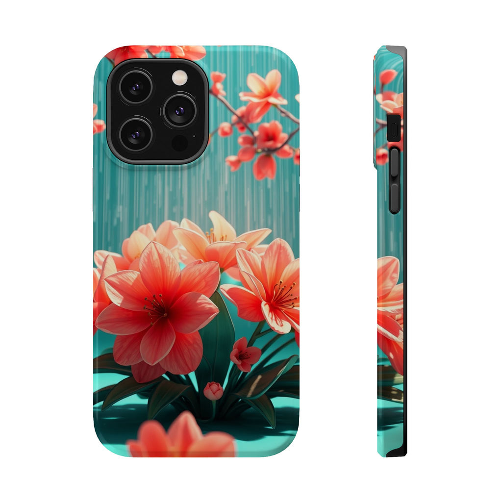 iPhone Spring Shower Bloom 3D Digital Slim Everyday Designer Case · iPhone Case