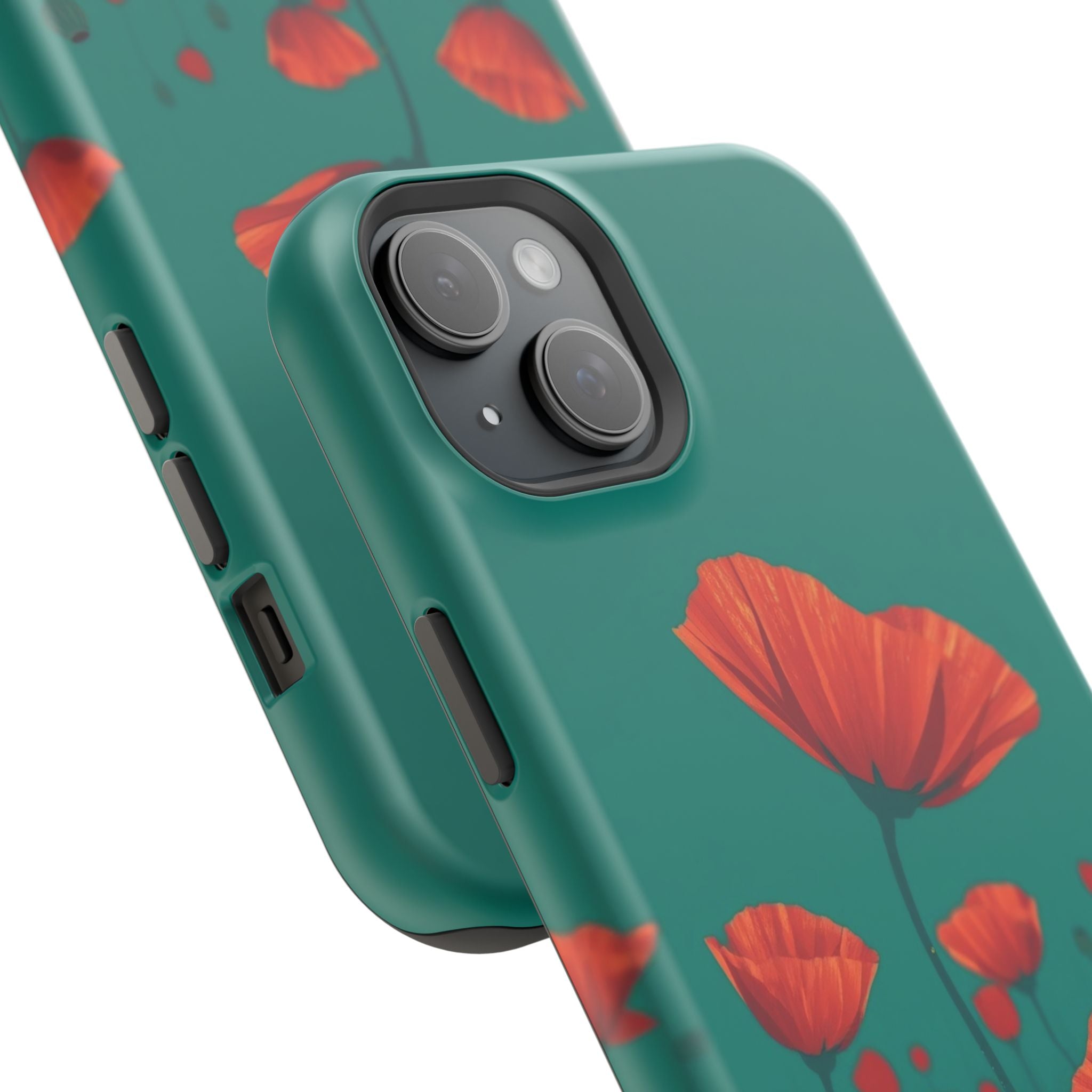 iPhone Earthy Poppy Field Design Bold Modern Everyday Snap Case · iPhone Case