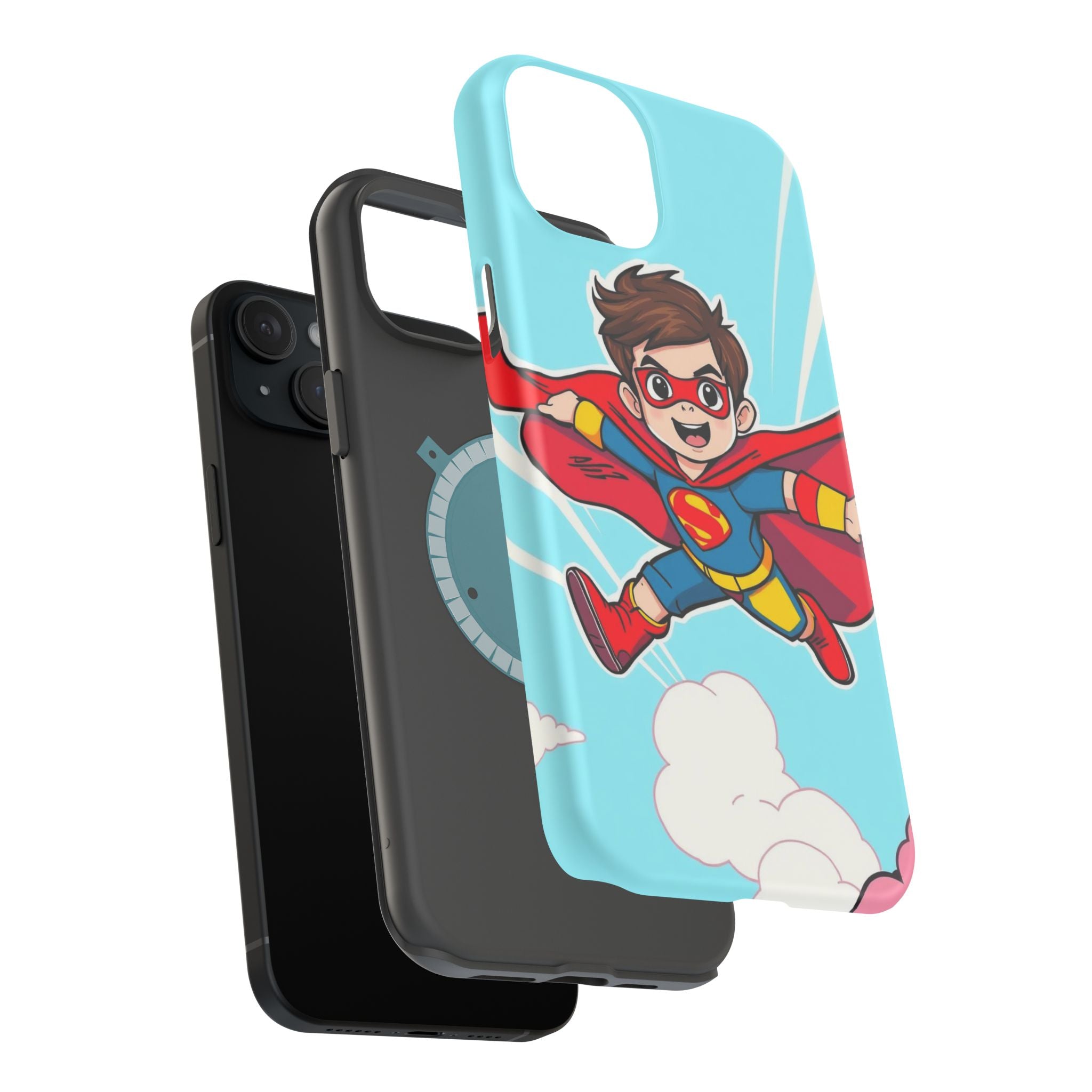 iPhone Kid Superhero Flying Kids Fun iPhone Phone Case Gift Slim · iPhone Case