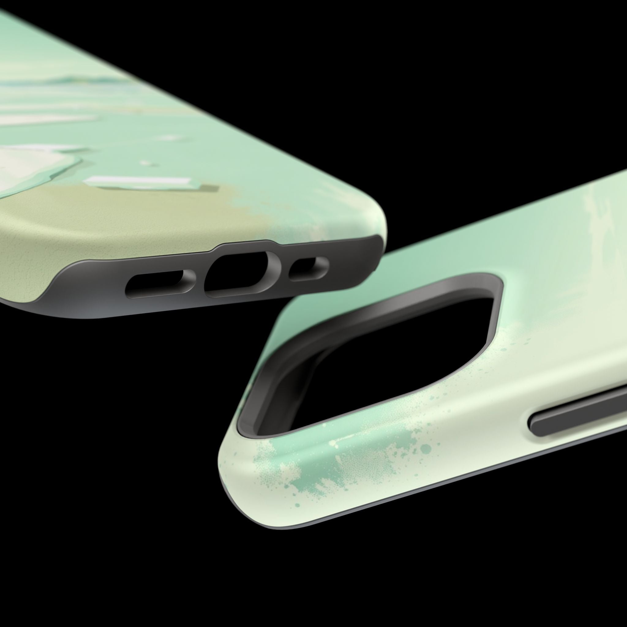 iPhone Vibrant Salt Flat Mirror Design Slim Everyday Designer Case · iPhone Case