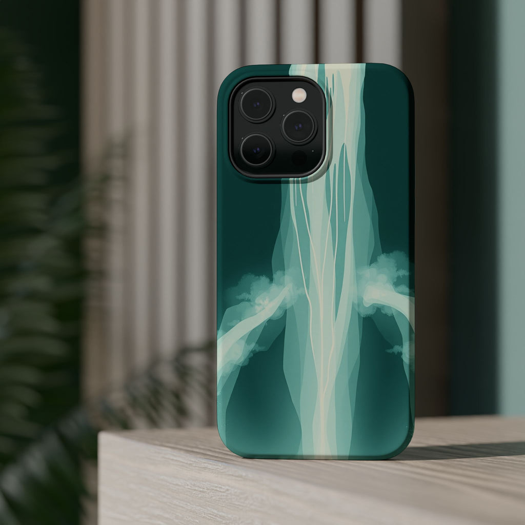 iPhone Sage And Ivory Waterfall Mist Slim Everyday Designer Case · iPhone Case