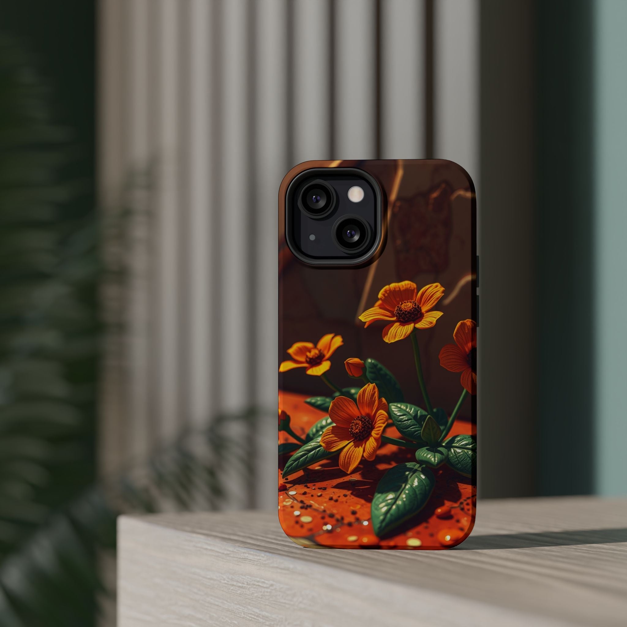 iPhone Floral Terrazzo Bold Art Slim Everyday Designer Case · iPhone Case