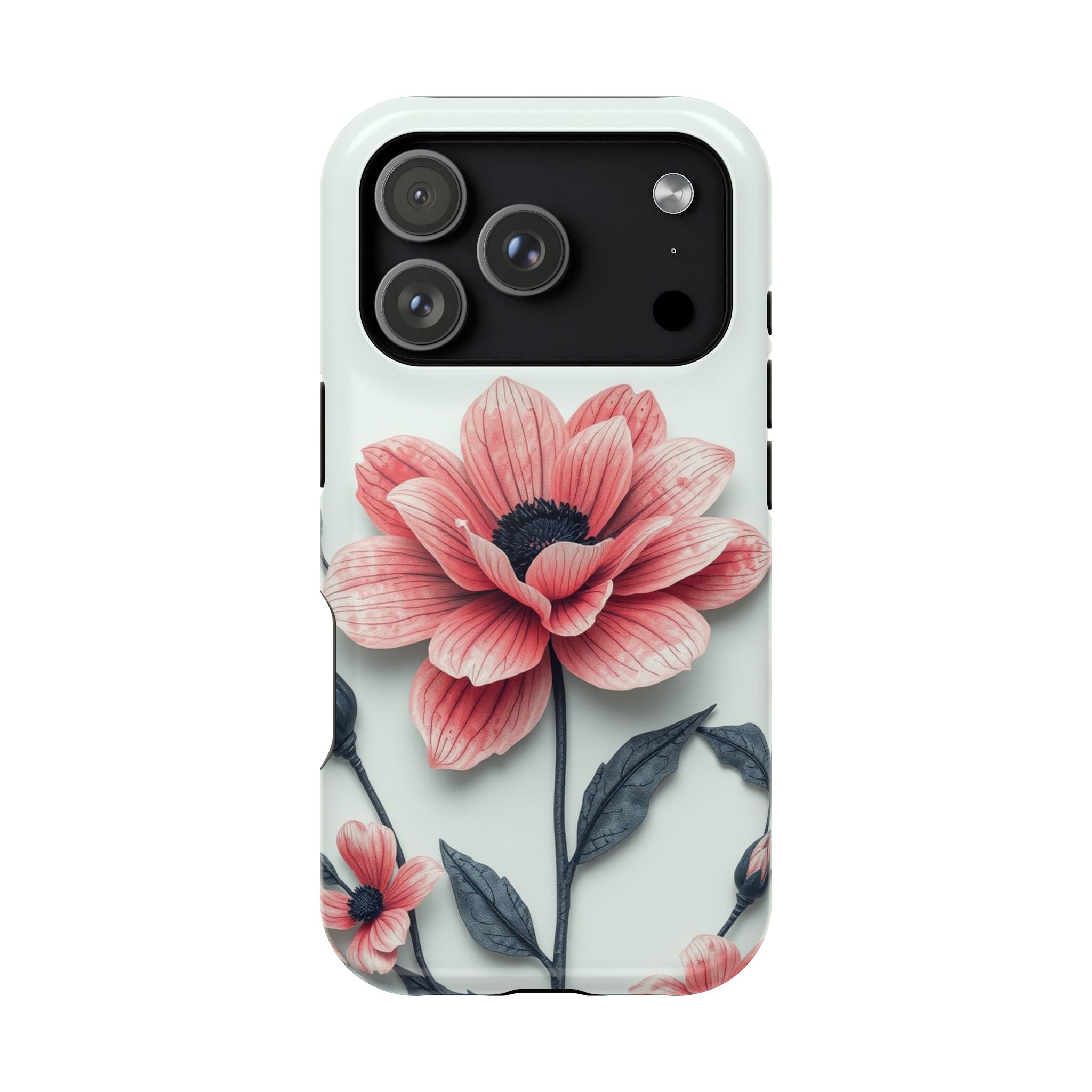 iPhone Dreamy Floral Ink Wash Design Slim Everyday iPhone 12 Designer · iPhone C