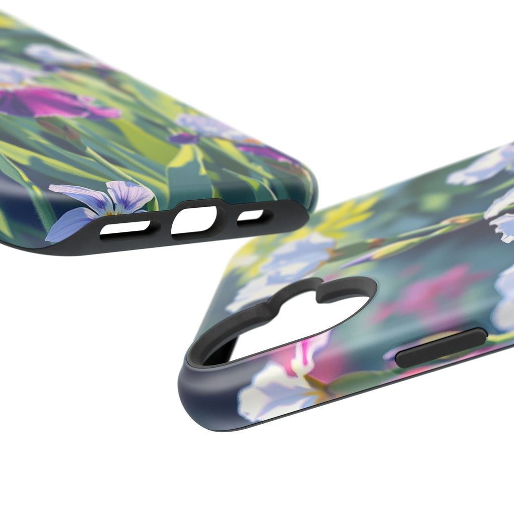 iPhone Vibrant Iris Garden Design Bold Modern Everyday Snap Case · iPhone Case