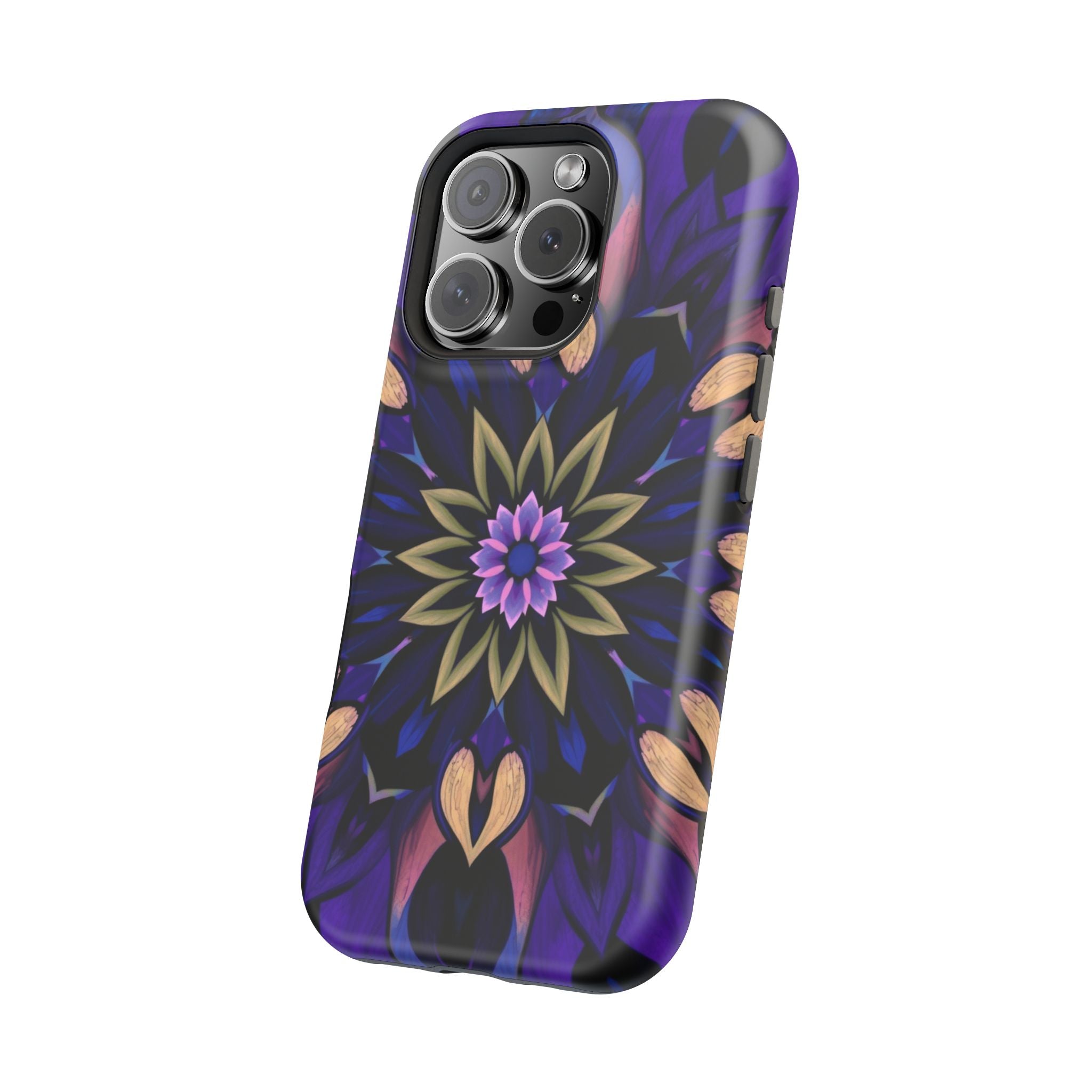 iPhone Floral Mandala Mystic Art Bold Modern Everyday Snap Case · iPhone Case