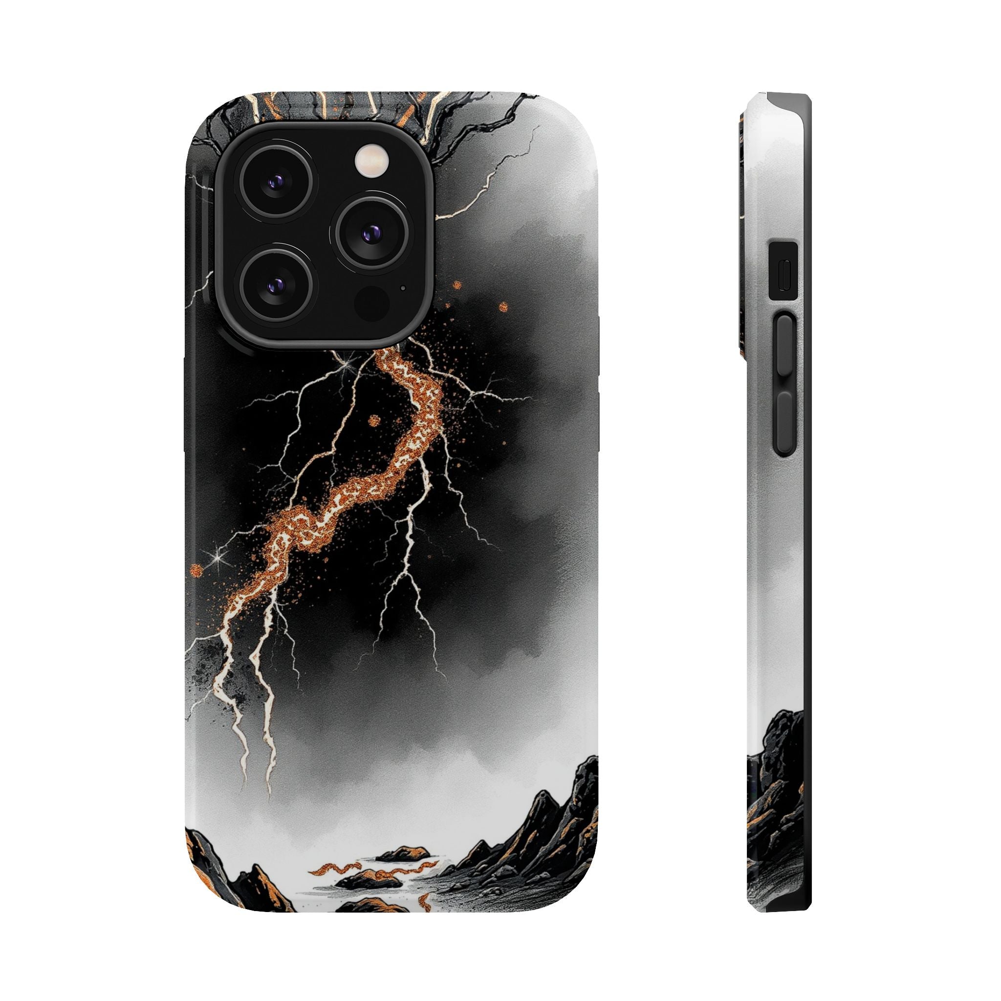 iPhone Glitter Storm Mystic Art Slim Everyday Designer Case · iPhone Case