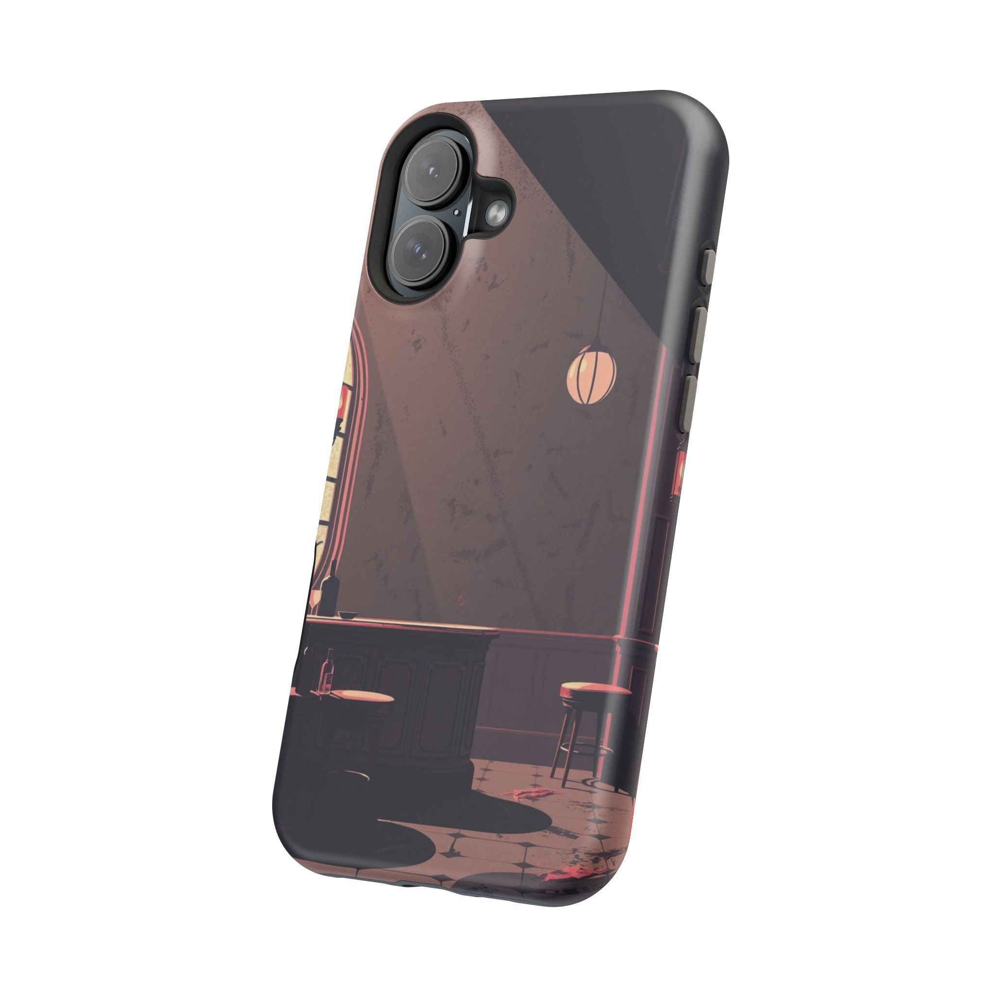 iPhone Speakeasy Dark Grunge Distressed Slim Everyday Designer Case · iPhone Cas