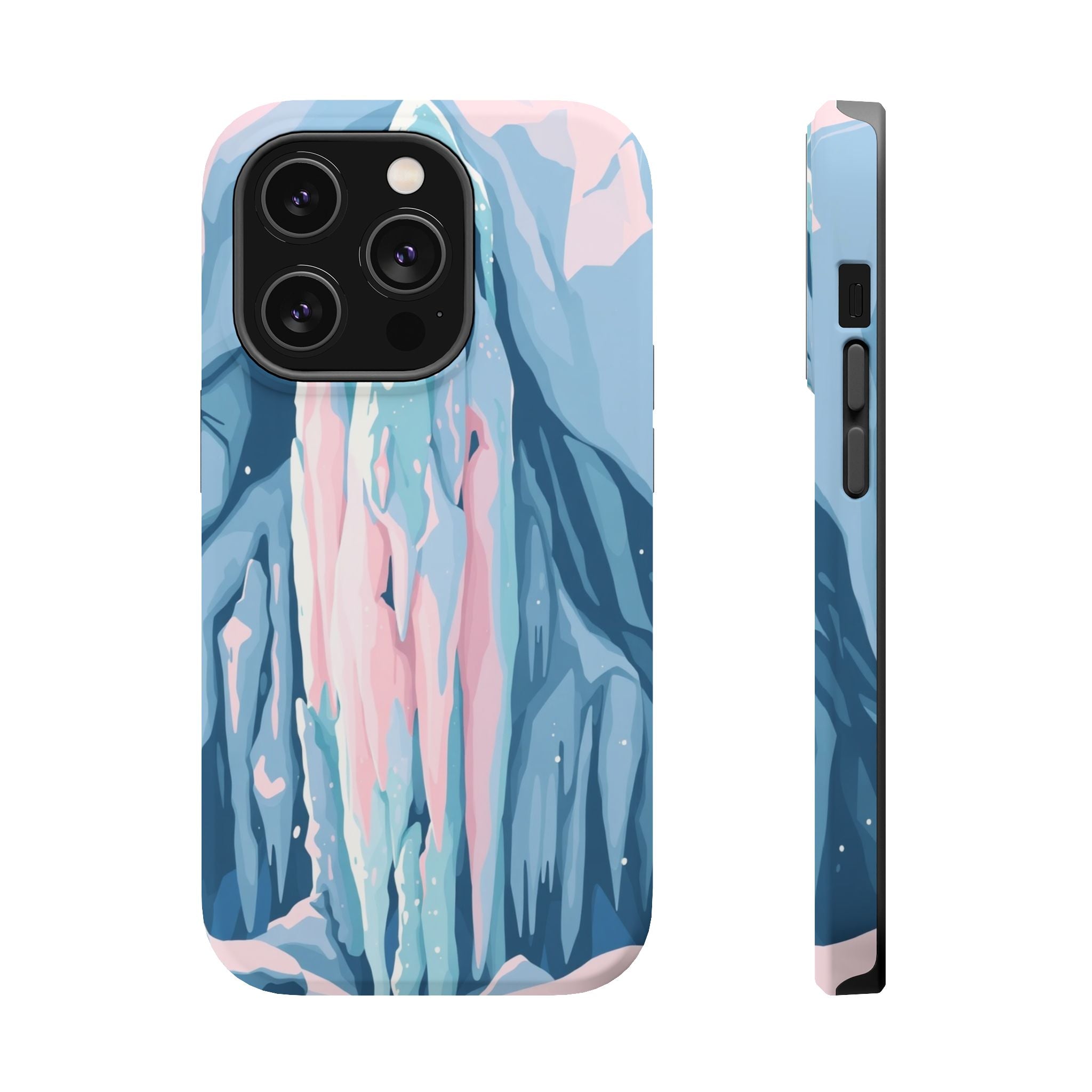 iPhone Mint And Blush Icicle Formation Slim Everyday Designer Case · iPhone Case