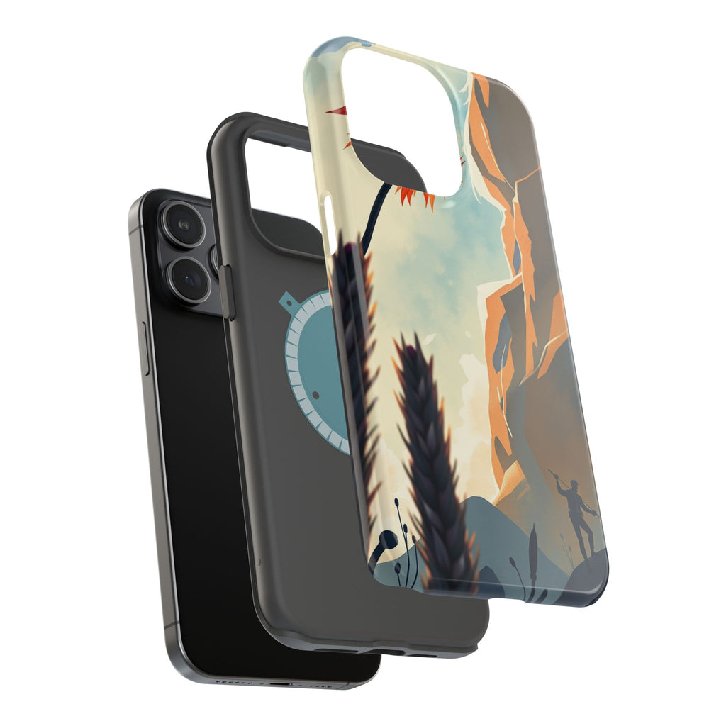 iPhone Bud Burst Vibrant Watercolor Artistic Everyday Cas Slim Snap Case · iPhon