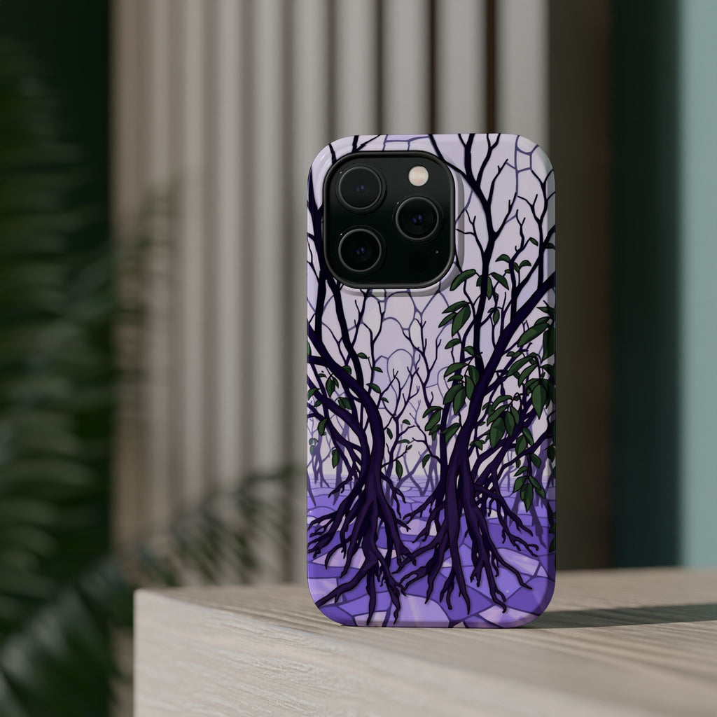 iPhone Lavender And Pearl Mangrove Roots Slim Everyday iPhone Designer · iPhone
