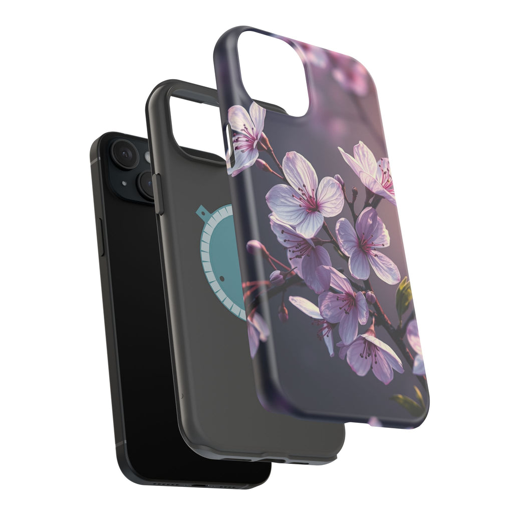 iPhone Cherry Blossom Enchanted Art Artistic Everyday Cas Slim Snap Case · iPhon