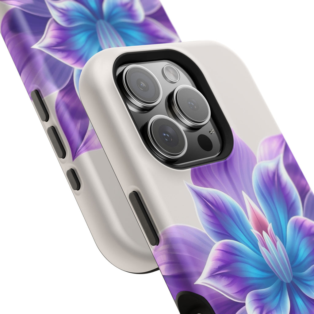 iPhone Dreamy Neon Floral Design 10 Slim Everyday Designer Case · iPhone Case