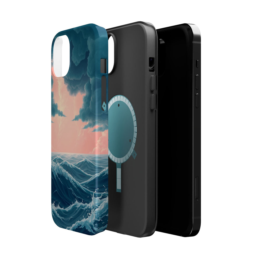 iPhone Storm at Sea 3D Digital Slim Everyday Designer Case · iPhone Case