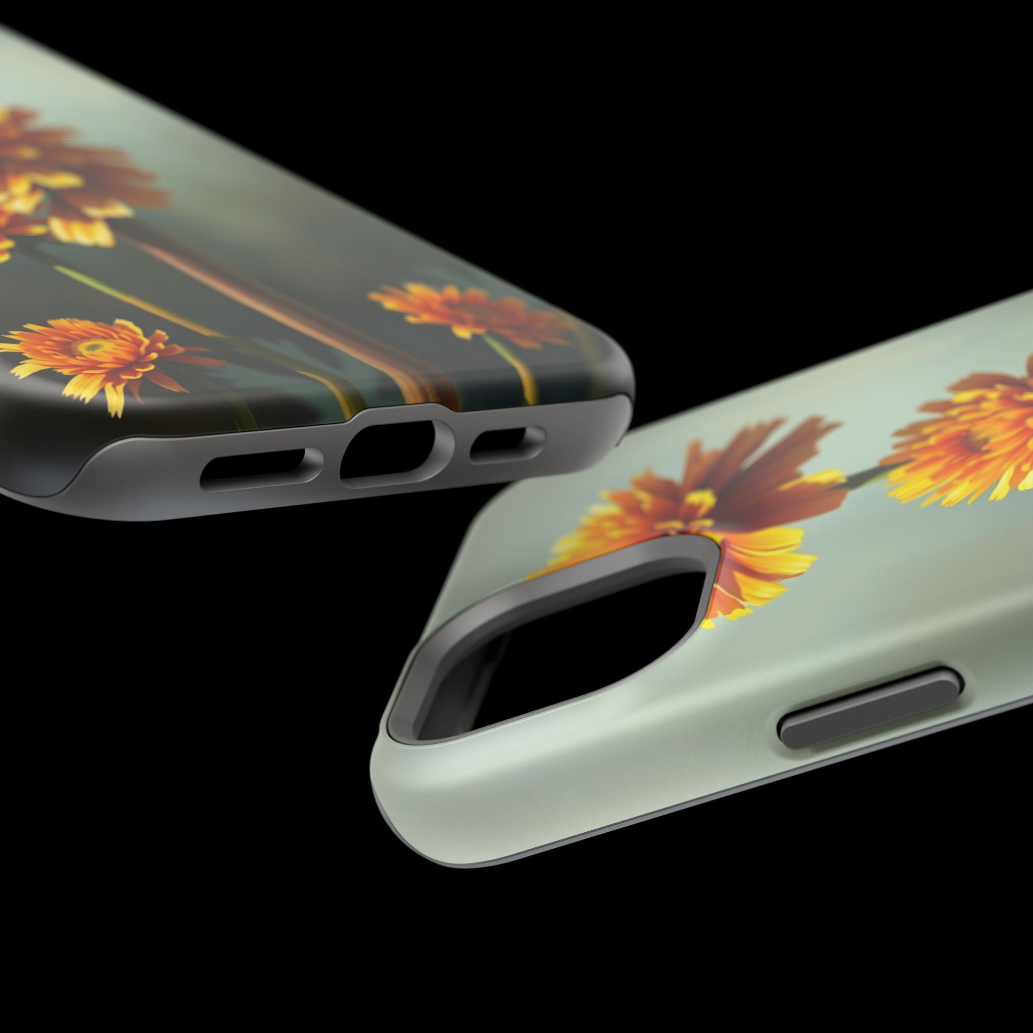 iPhone Ranunculus Stack Electric Art Slim Everyday Designer Case · iPhone Case