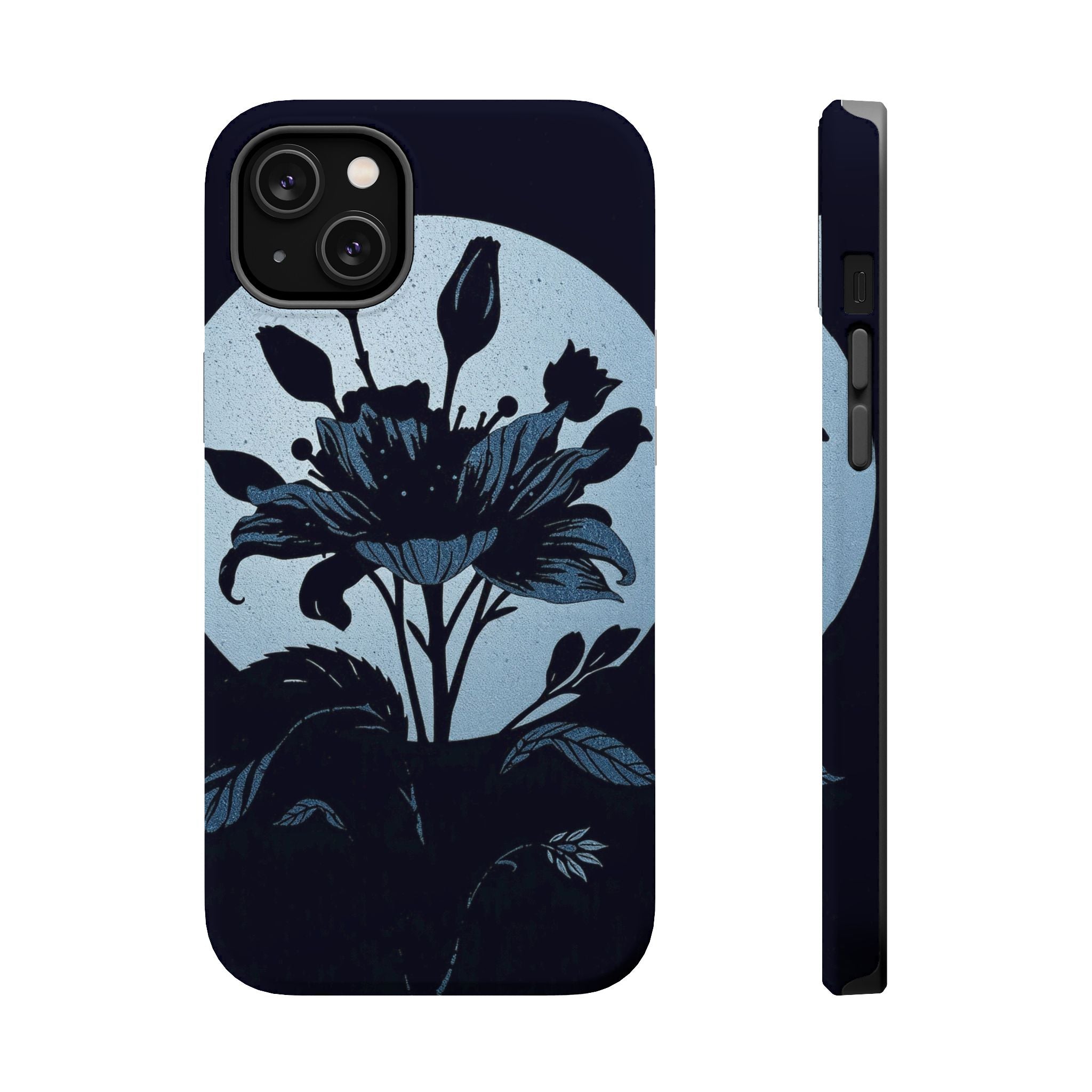 iPhone Radiant Floral Silhouette Design Slim Everyday Designer Case · iPhone Cas