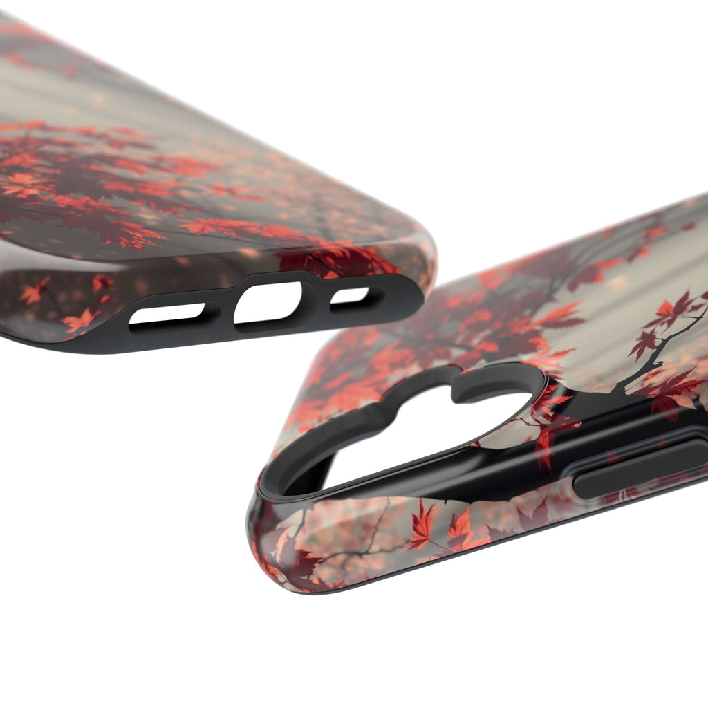 iPhone Charcoal And Copper Autumn Maple Slim Everyday iPhone 17 · iPhone Case