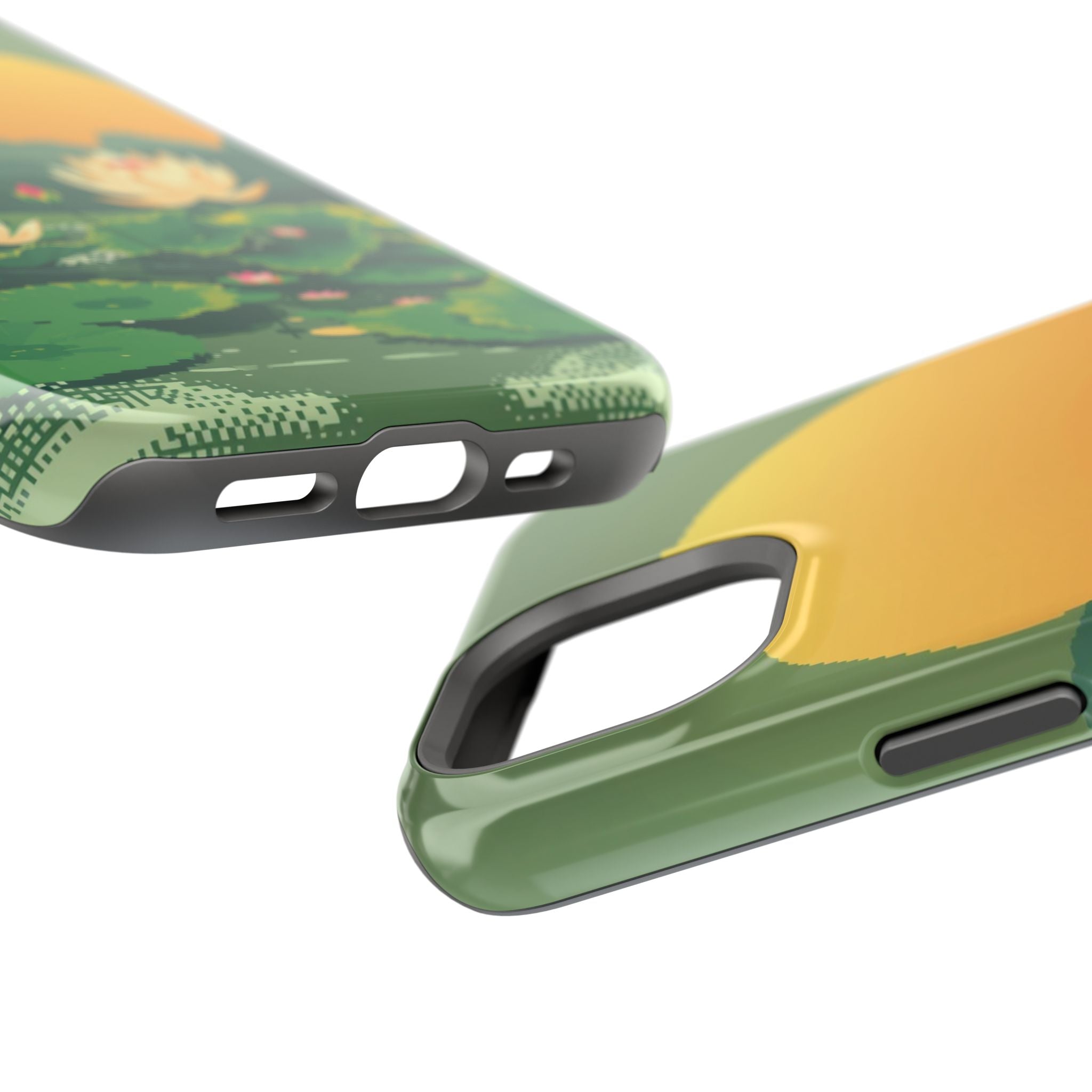 iPhone Lotus Pond Enchanted Art Slim Everyday Designer Case · iPhone Case