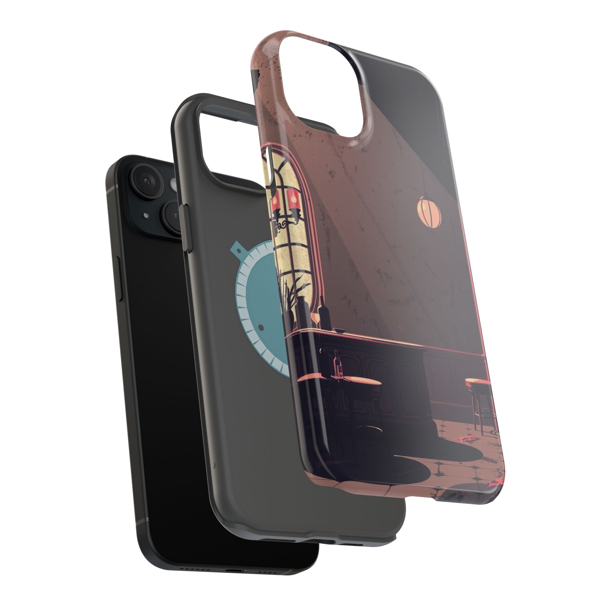 iPhone Speakeasy Dark Grunge Distressed Slim Everyday Designer Case · iPhone Cas