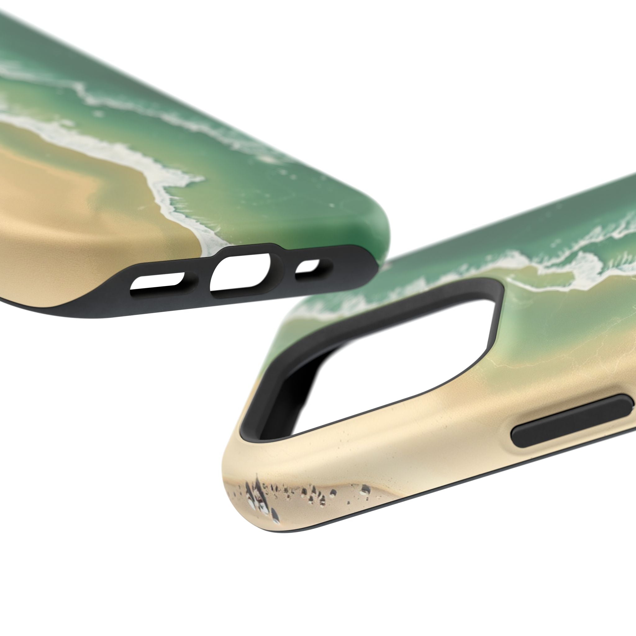 iPhone Shoreline Aerial Bold Art Bold Modern Everyday Snap Case · iPhone Case