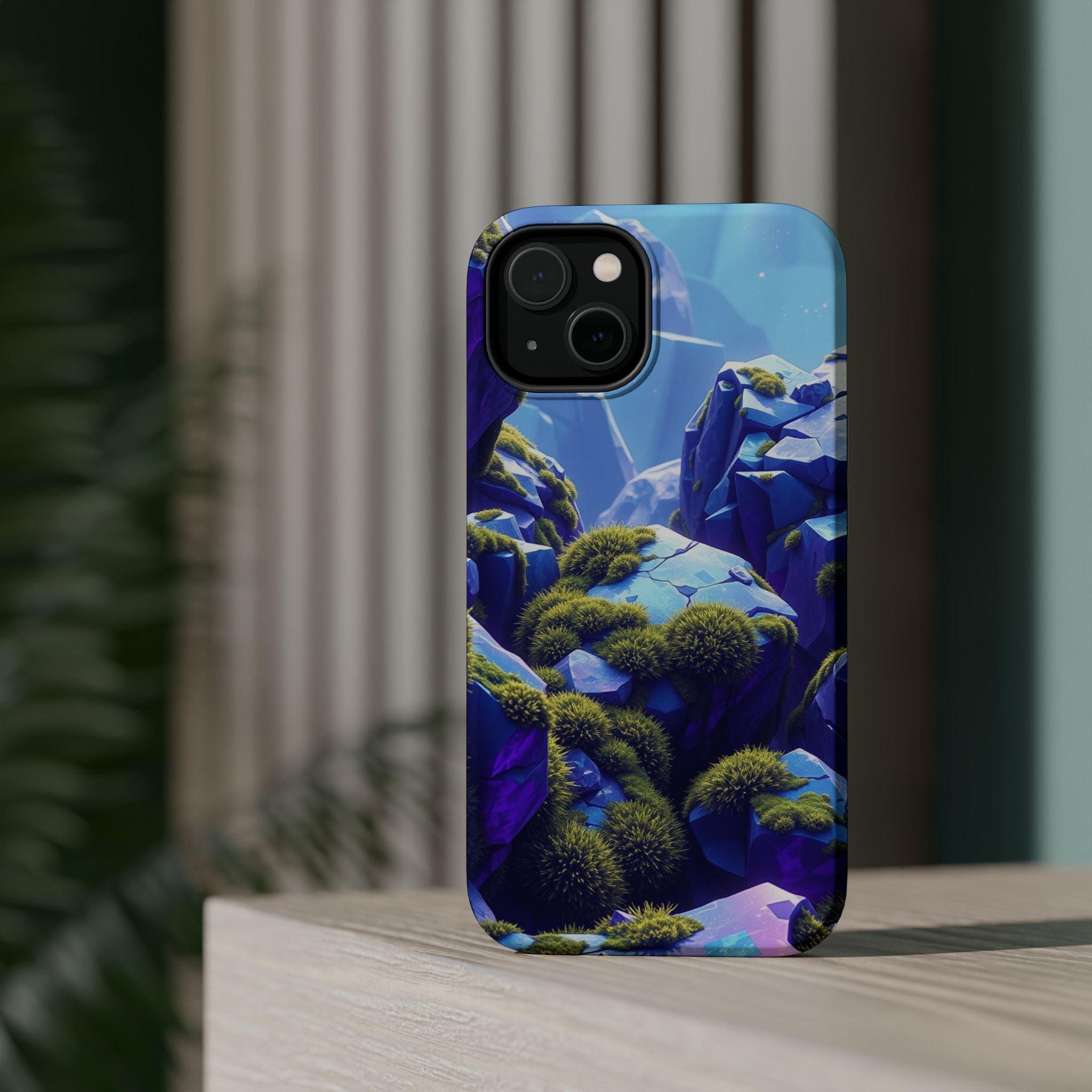 iPhone Moss Covered Rocks Cinematic Art Slim Everyday iPhone Designer · iPhone C