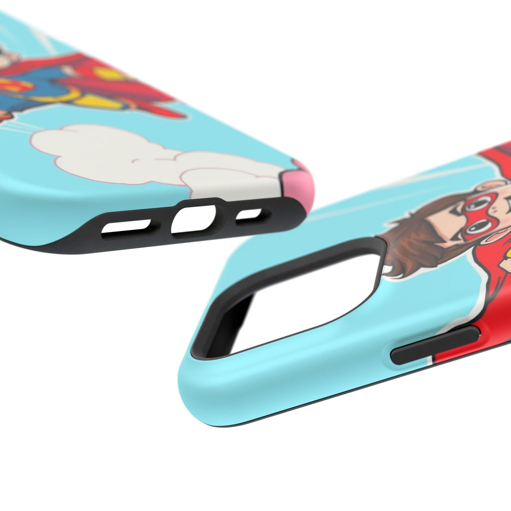 iPhone Kid Superhero Flying Kids Fun iPhone Phone Case Gift Slim · iPhone Case