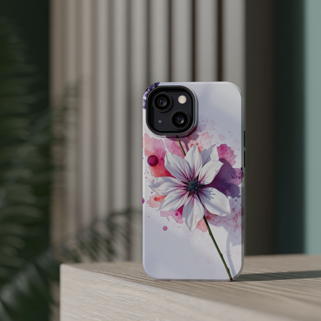 iPhone Floral Watercolor Splash Bold Art Slim Everyday iPhone 15 · iPhone Case