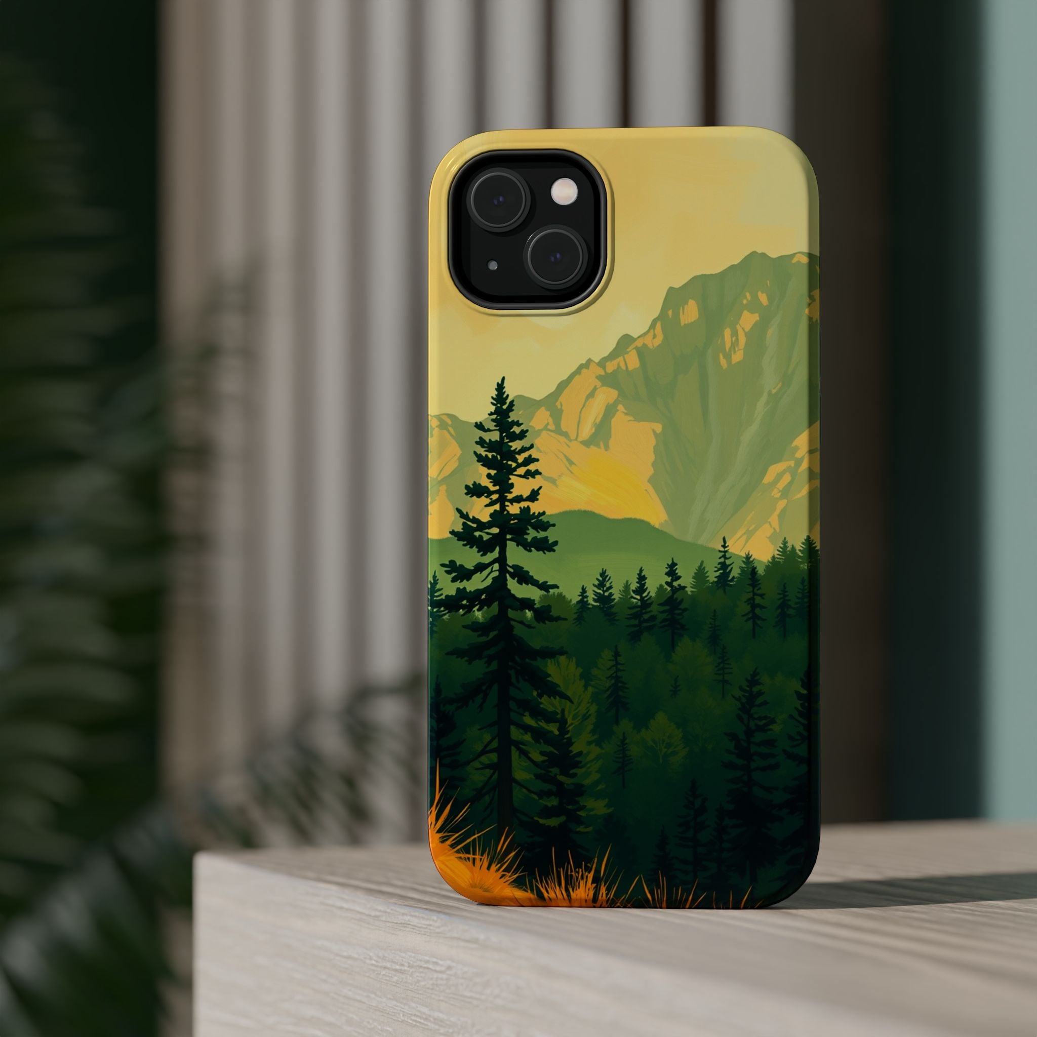 iPhone Pine Ridge Oil Painting Impressionist Slim iPhone Everyday · iPhone Case