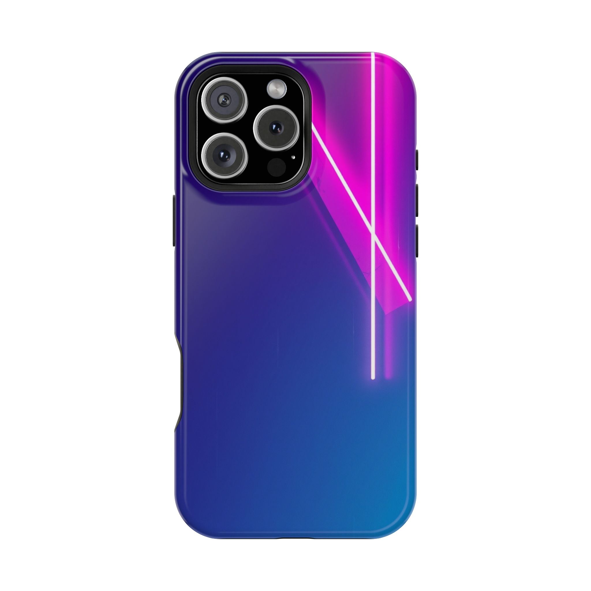 iPhone 1990s Geometric Neon Electric Art Slim Everyday Designer Case · iPhone Ca