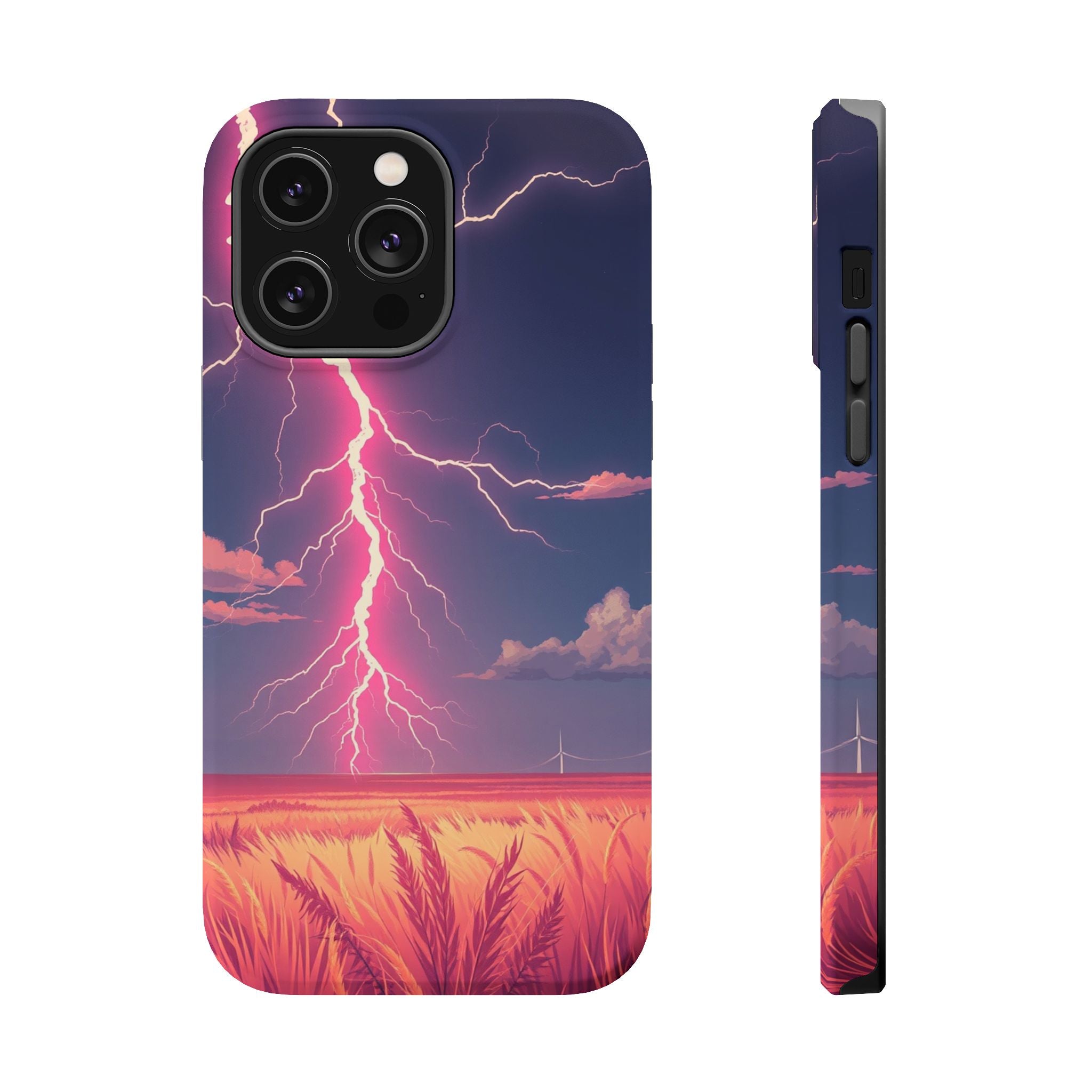 iPhone Rose Pink And Cream Prairie Lightning Slim iPhone Everyday · iPhone Case