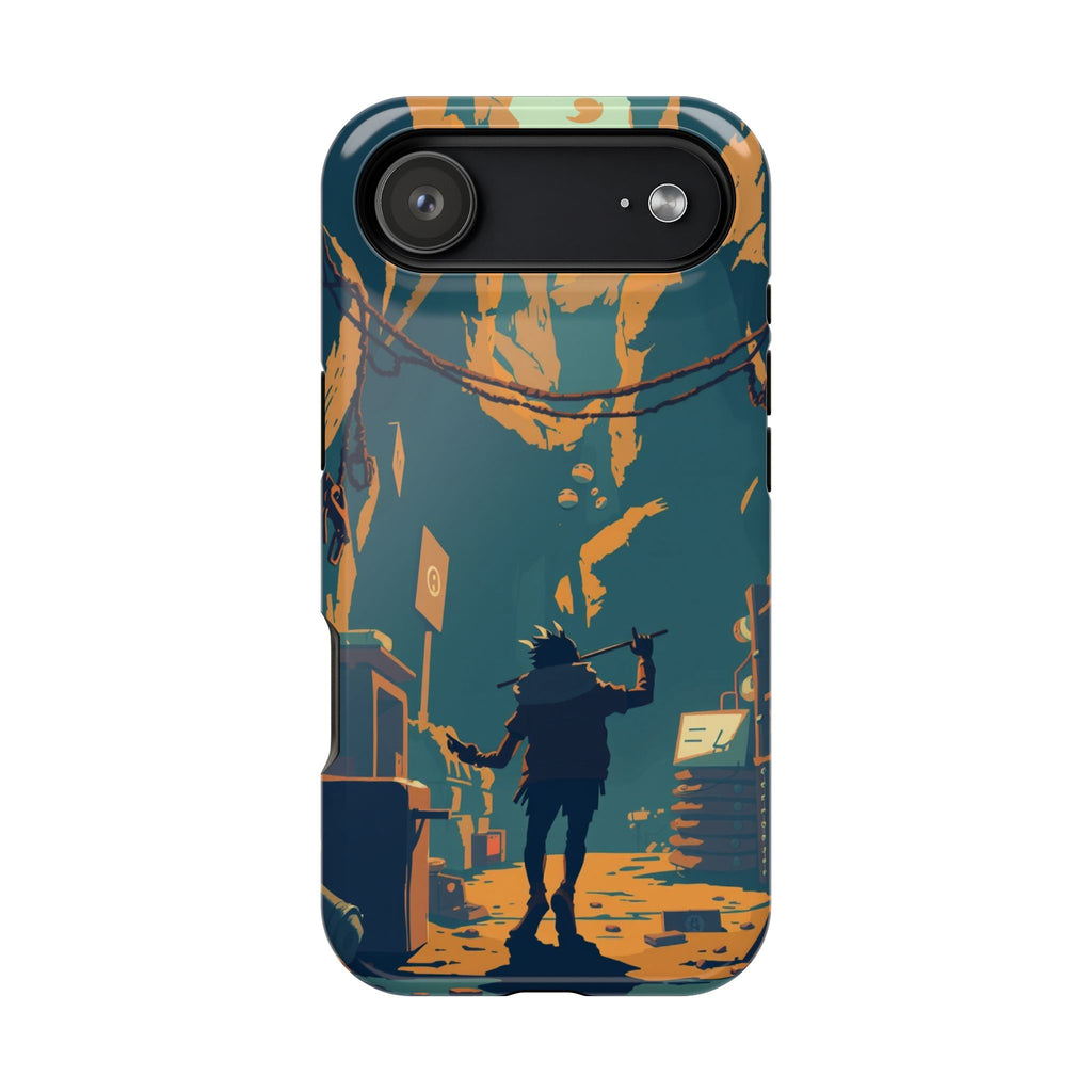 iPhone Mustard And Rust Unhinged in a Cute Way Soft Finish Everyday Case · iPhon