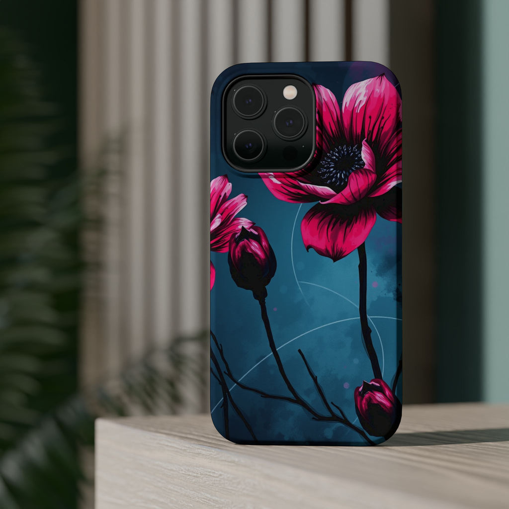 iPhone Floral Ink Wash Bold Art Slim Everyday Designer Case · iPhone Case