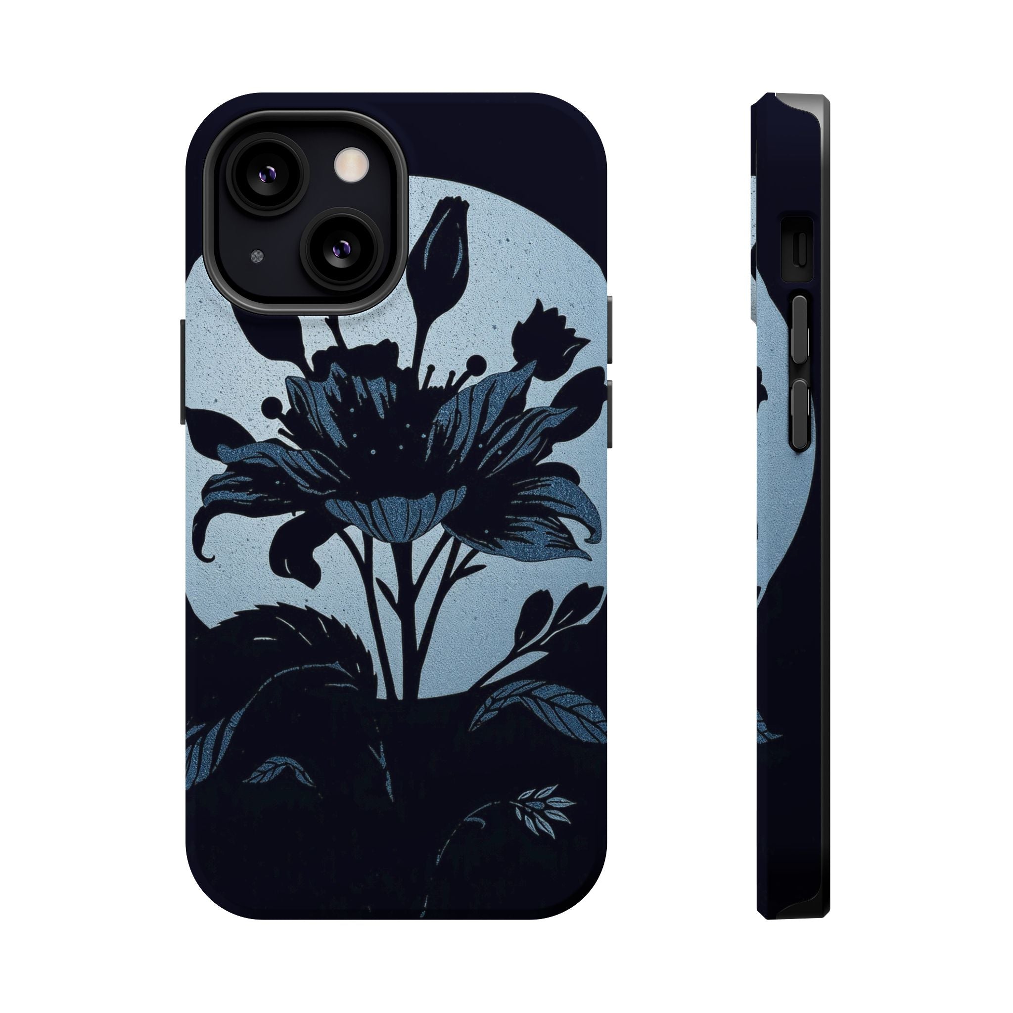 iPhone Radiant Floral Silhouette Design Slim Everyday Designer Case · iPhone Cas