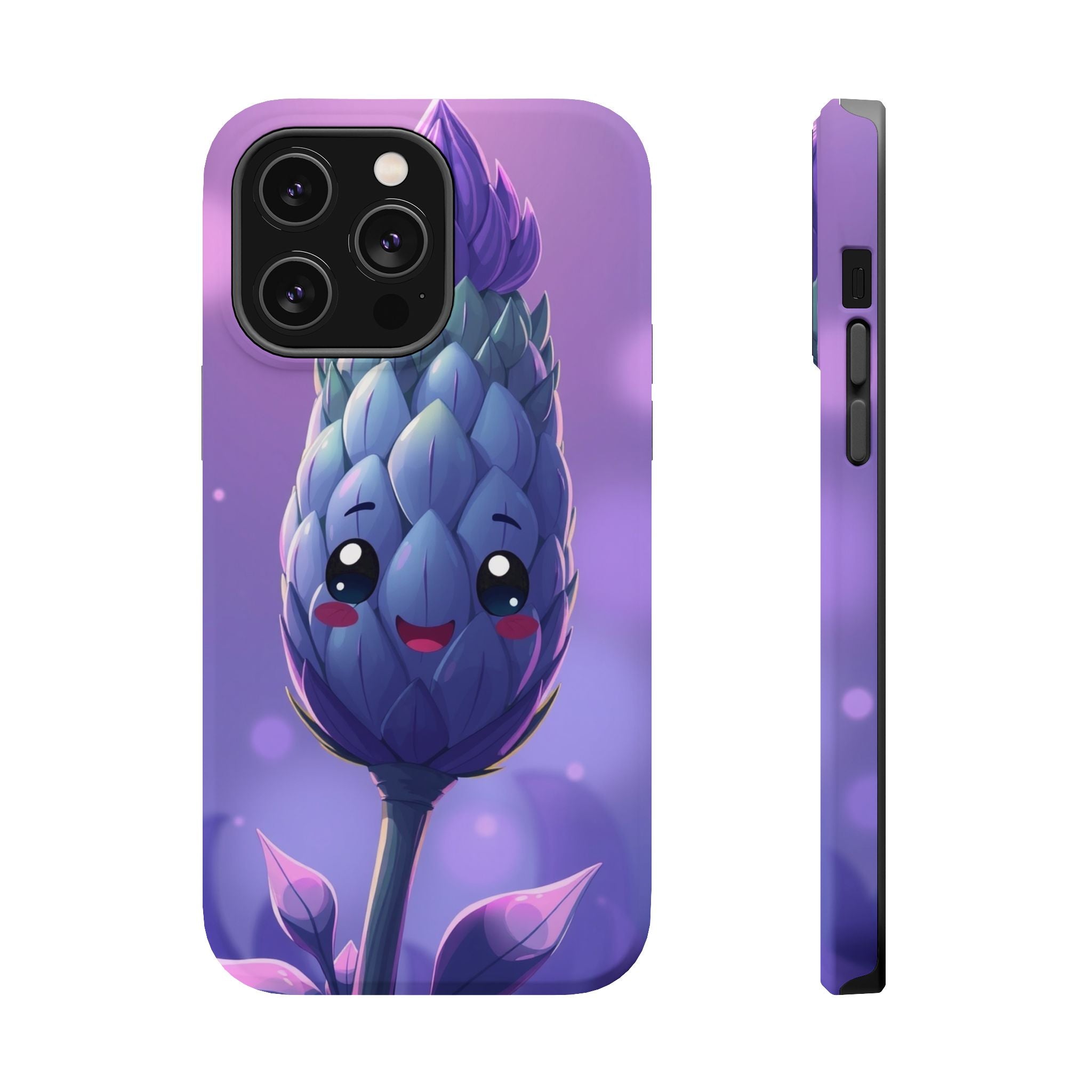 iPhone Indigo And Violet Bud Burst Bold Modern Everyday Snap Case · iPhone Case