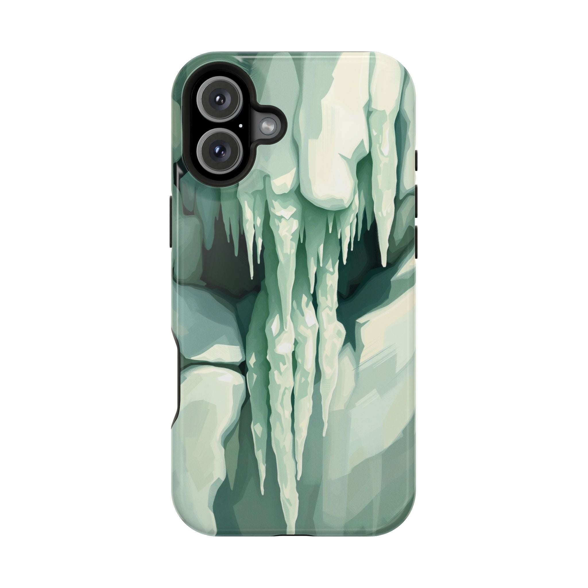 iPhone Earthy Icicle Formation Design Slim Everyday Designer Case · iPhone Case