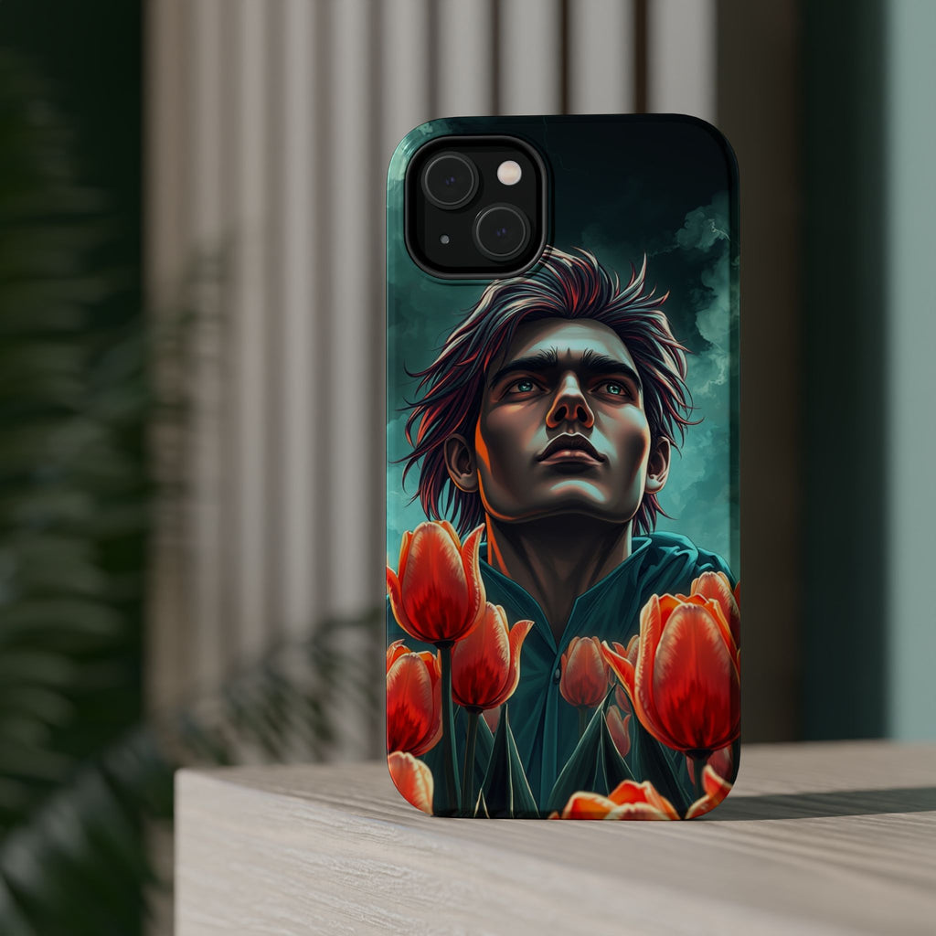 iPhone Tulip Row Electric Art Slim Everyday Designer Case · iPhone Case