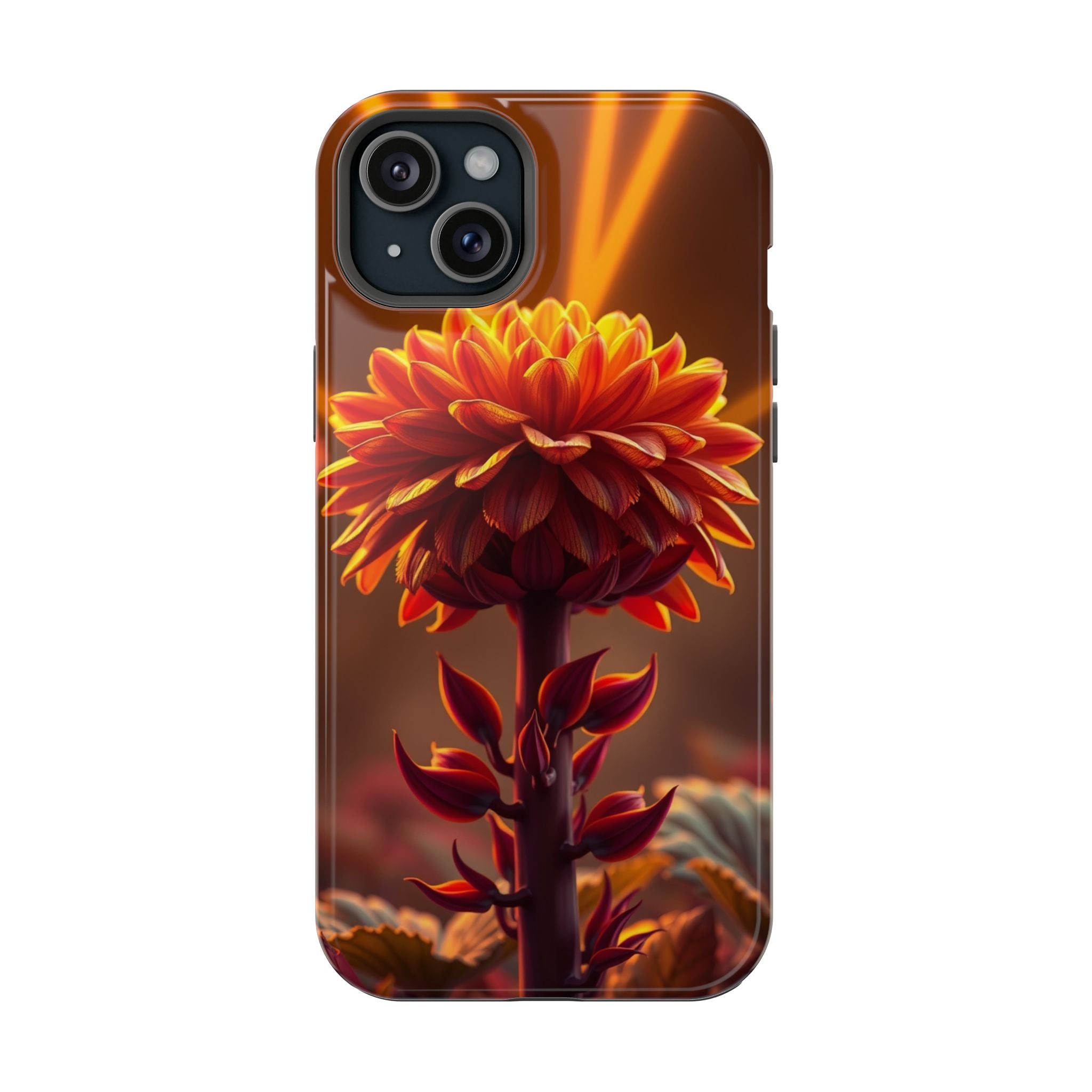iPhone Mustard And Rust Ranunculus Stack Slim Everyday iPhone Designer · iPhone