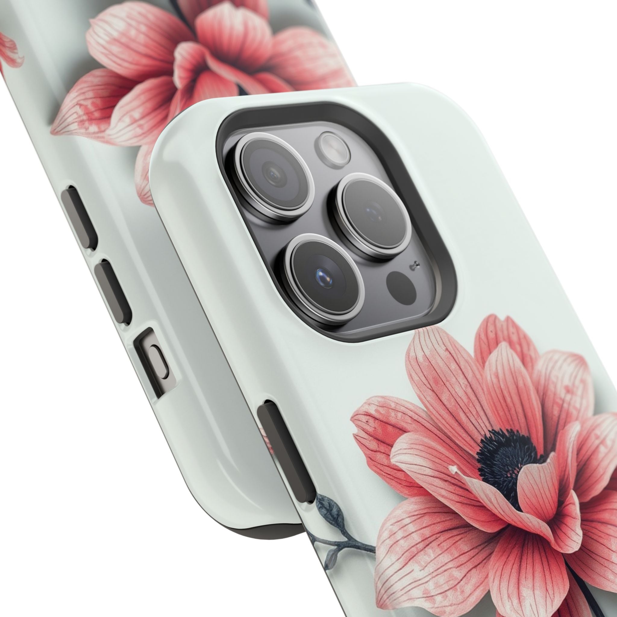 iPhone Dreamy Floral Ink Wash Design Slim Everyday iPhone 12 Designer · iPhone C