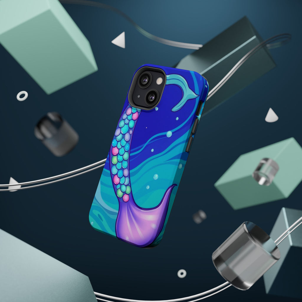 iPhone Mermaid Tail Swirl Kids Fun iPhone Phone Case Gift Artistic · iPhone Case