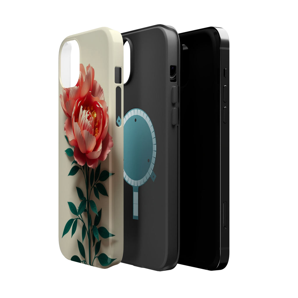 iPhone Emerald Green And Gold Peony Bouquet Slim iPhone Everyday · iPhone Case