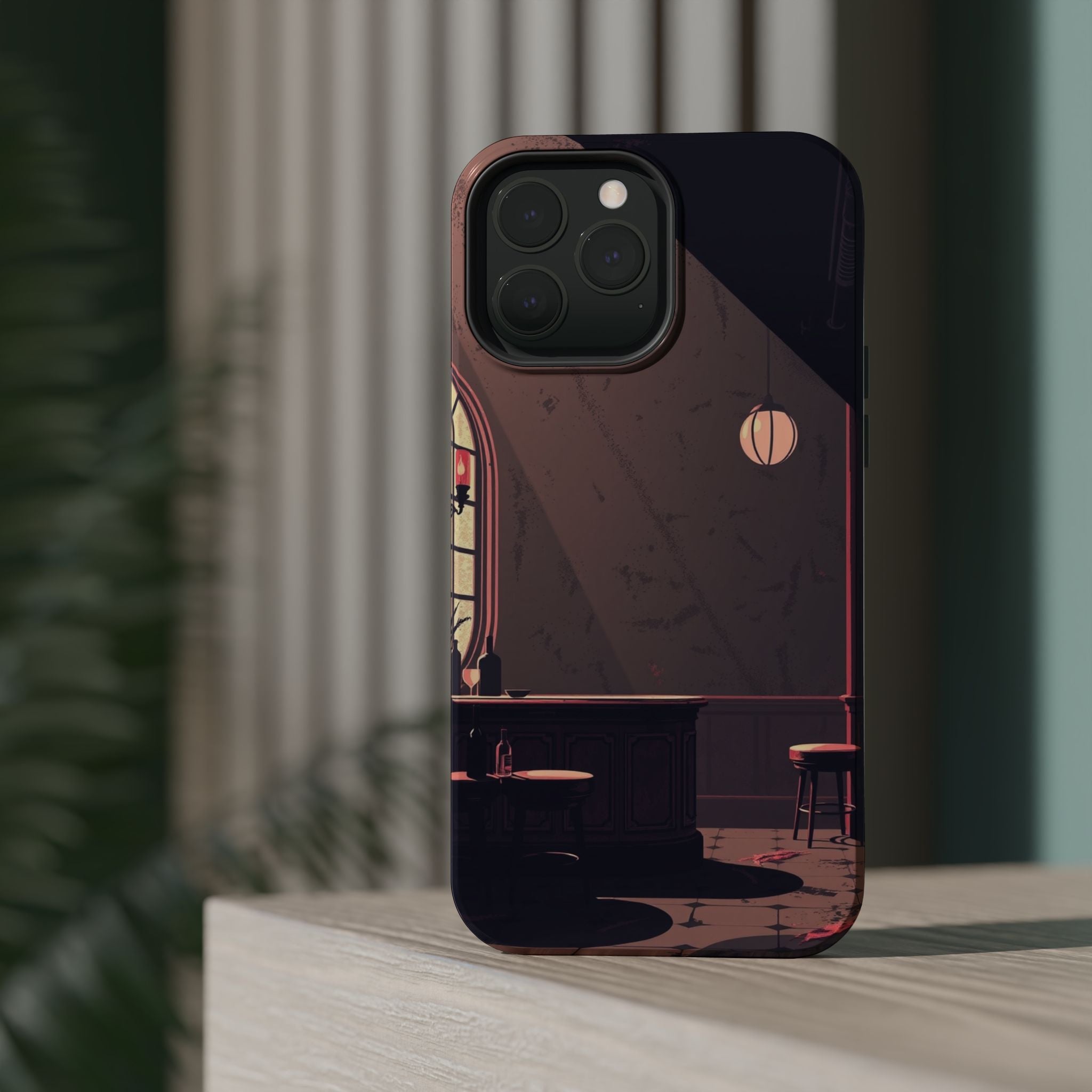 iPhone Speakeasy Dark Grunge Distressed Slim Everyday Designer Case · iPhone Cas