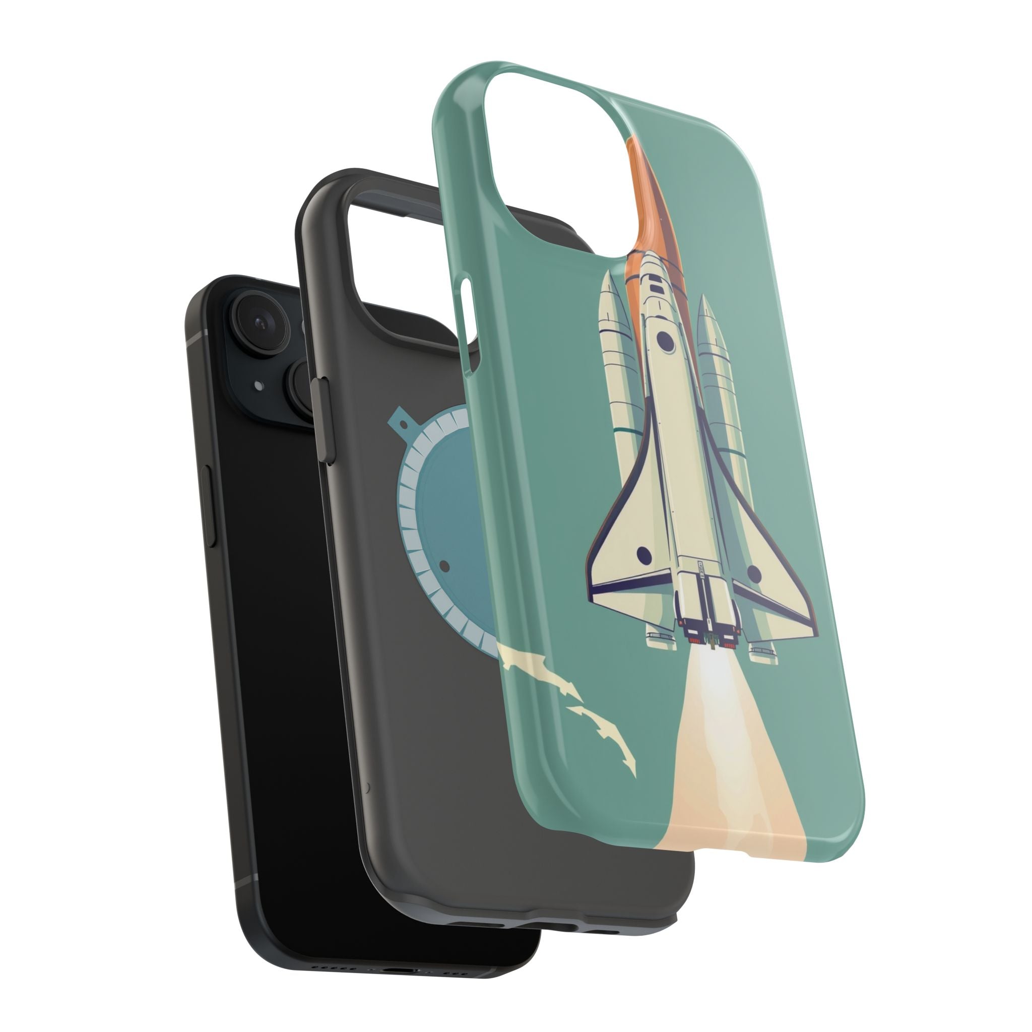 iPhone Retro Space Shuttle Cinematic Art Slim Everyday Designer Case · iPhone Ca