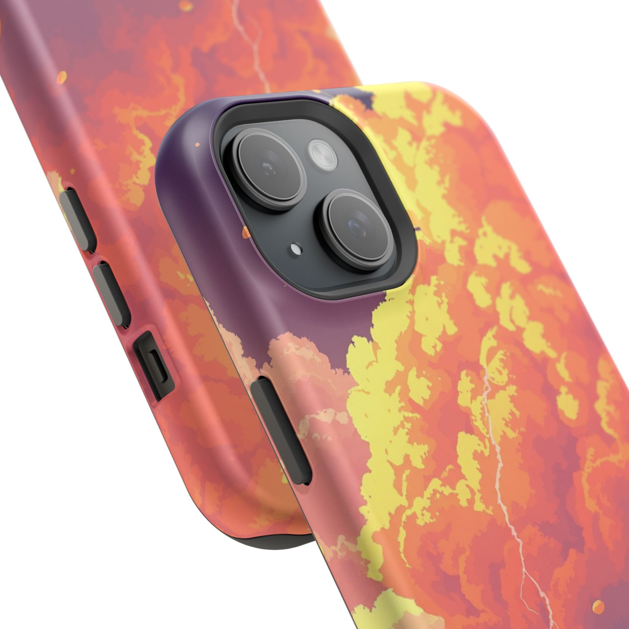 iPhone Sunset Amber And Peach Petal Storm Slim iPhone Everyday Designer · iPhone