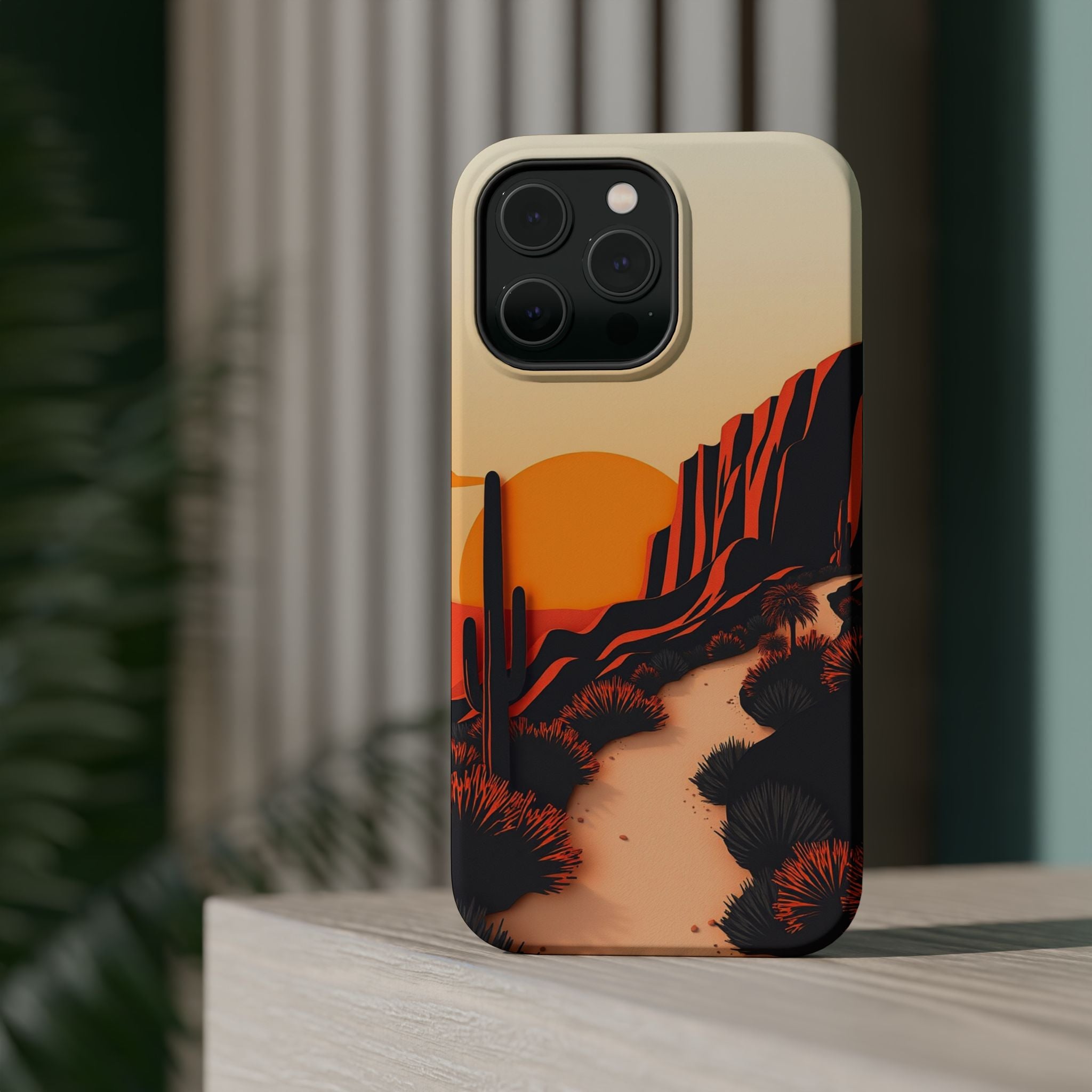 iPhone Serene Mesa Sunset Design 12 Slim Everyday Designer Case · iPhone Case