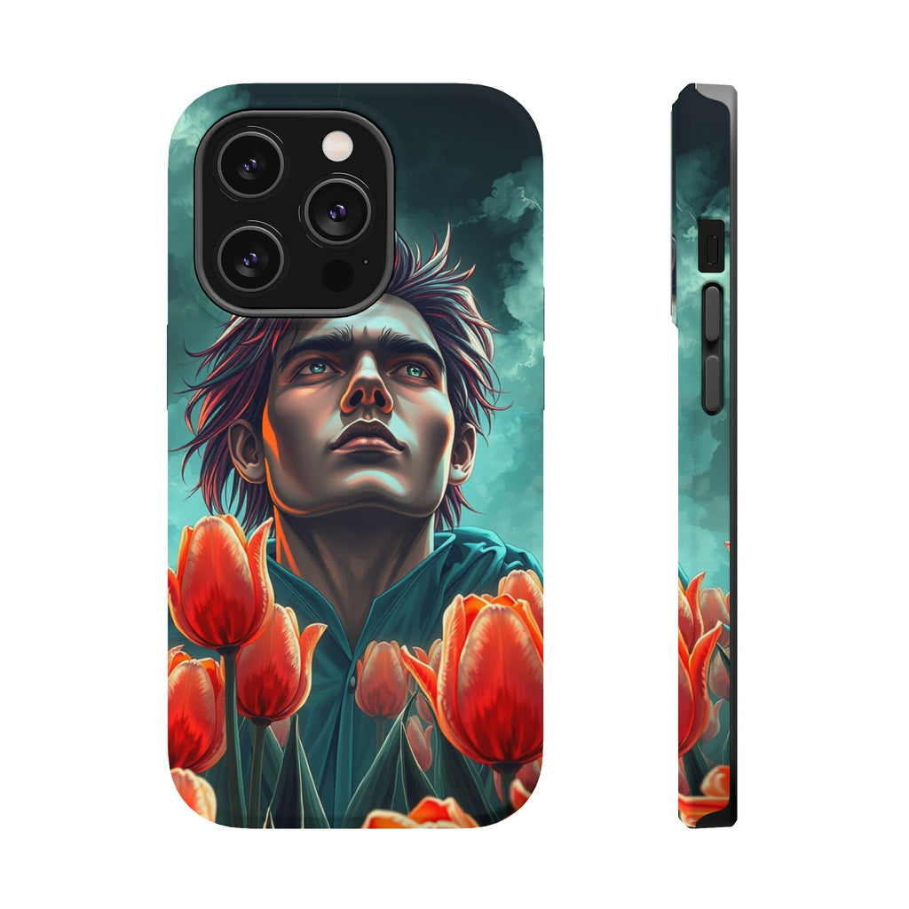 iPhone Tulip Row Electric Art Slim Everyday Designer Case · iPhone Case