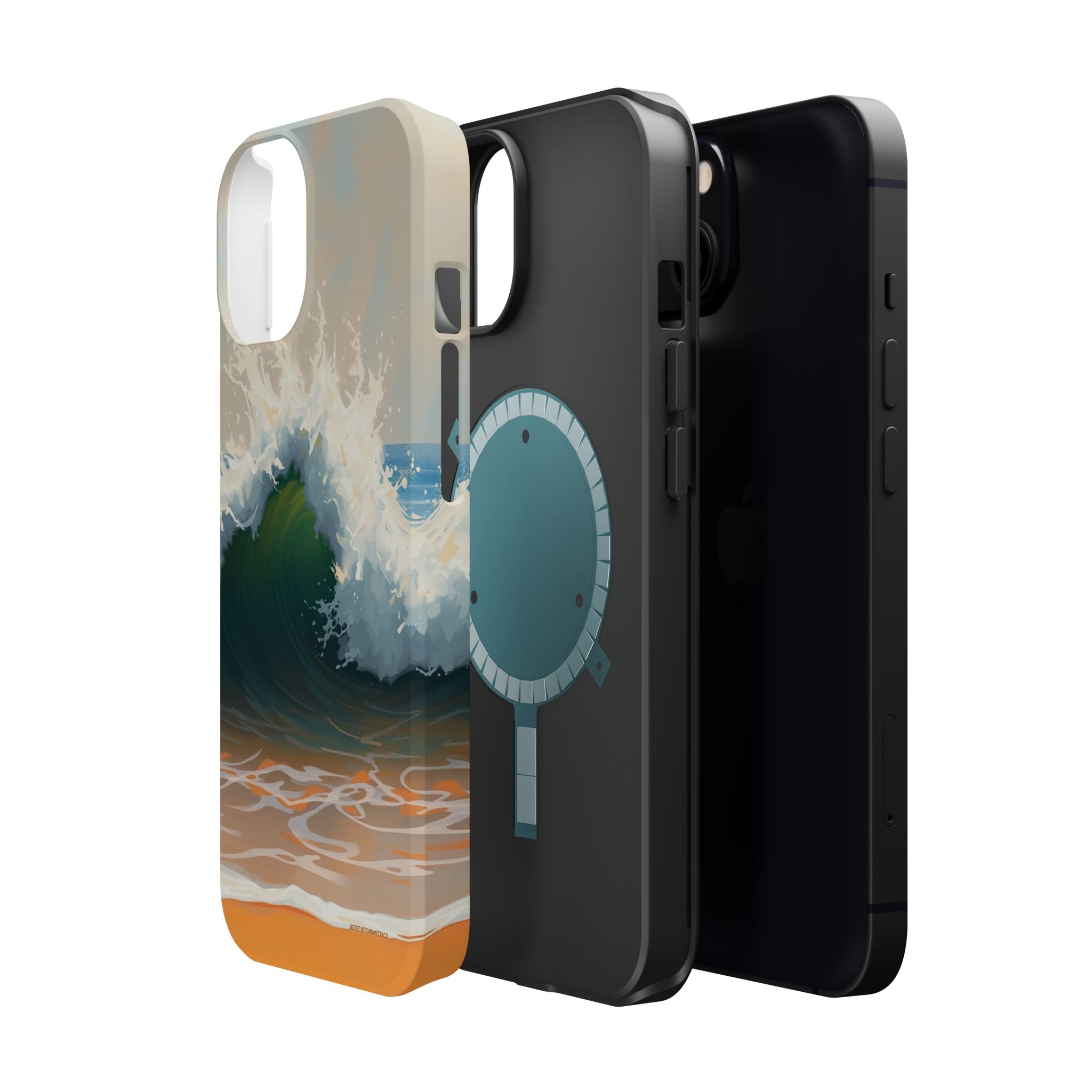 iPhone Radiant Ocean Wave Crash Design Slim Everyday Designer Case · iPhone Case