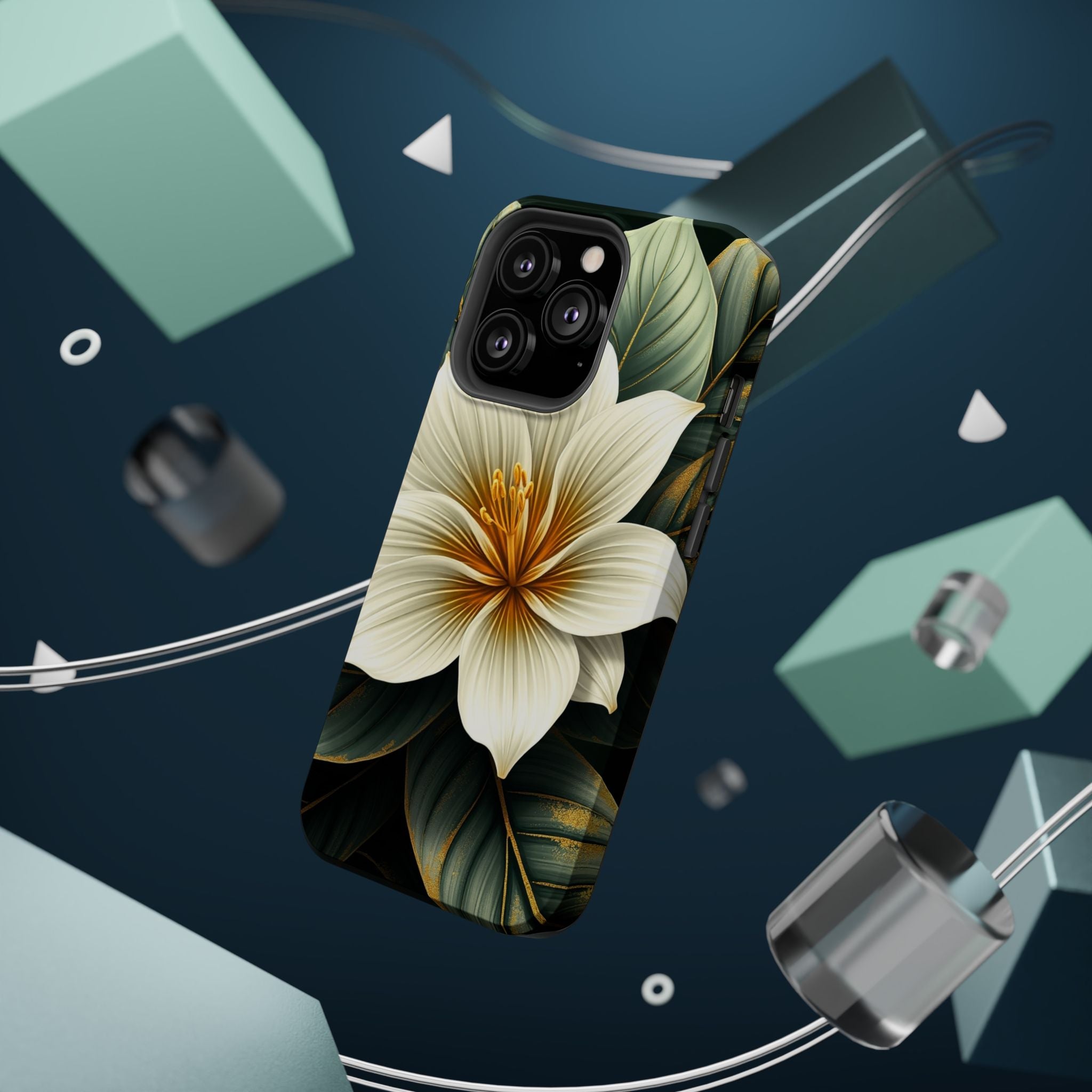 iPhone Radiant Tropical Bloom Design Slim Everyday Designer Case · iPhone Case