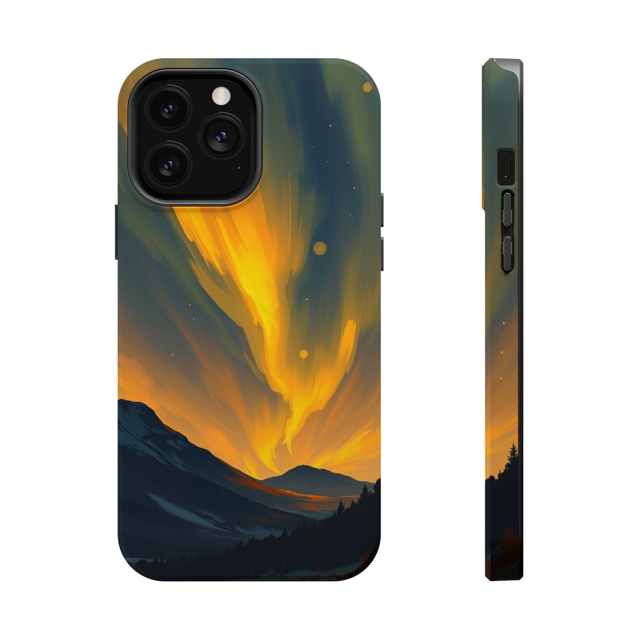 iPhone Serene Northern Lights Design Slim Everyday Designer Case · iPhone Case
