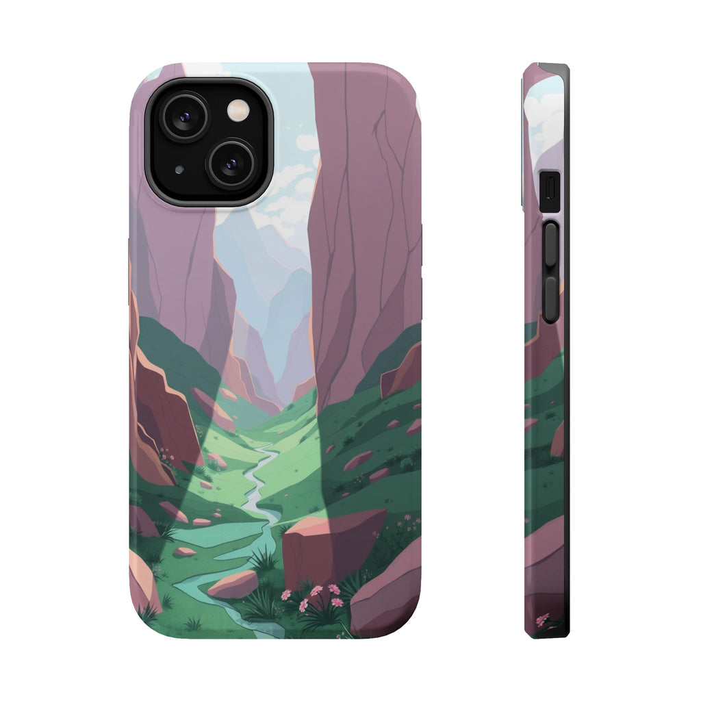iPhone Valley Floor Stained Glass Bold Modern Everyday Snap Case · iPhone Case