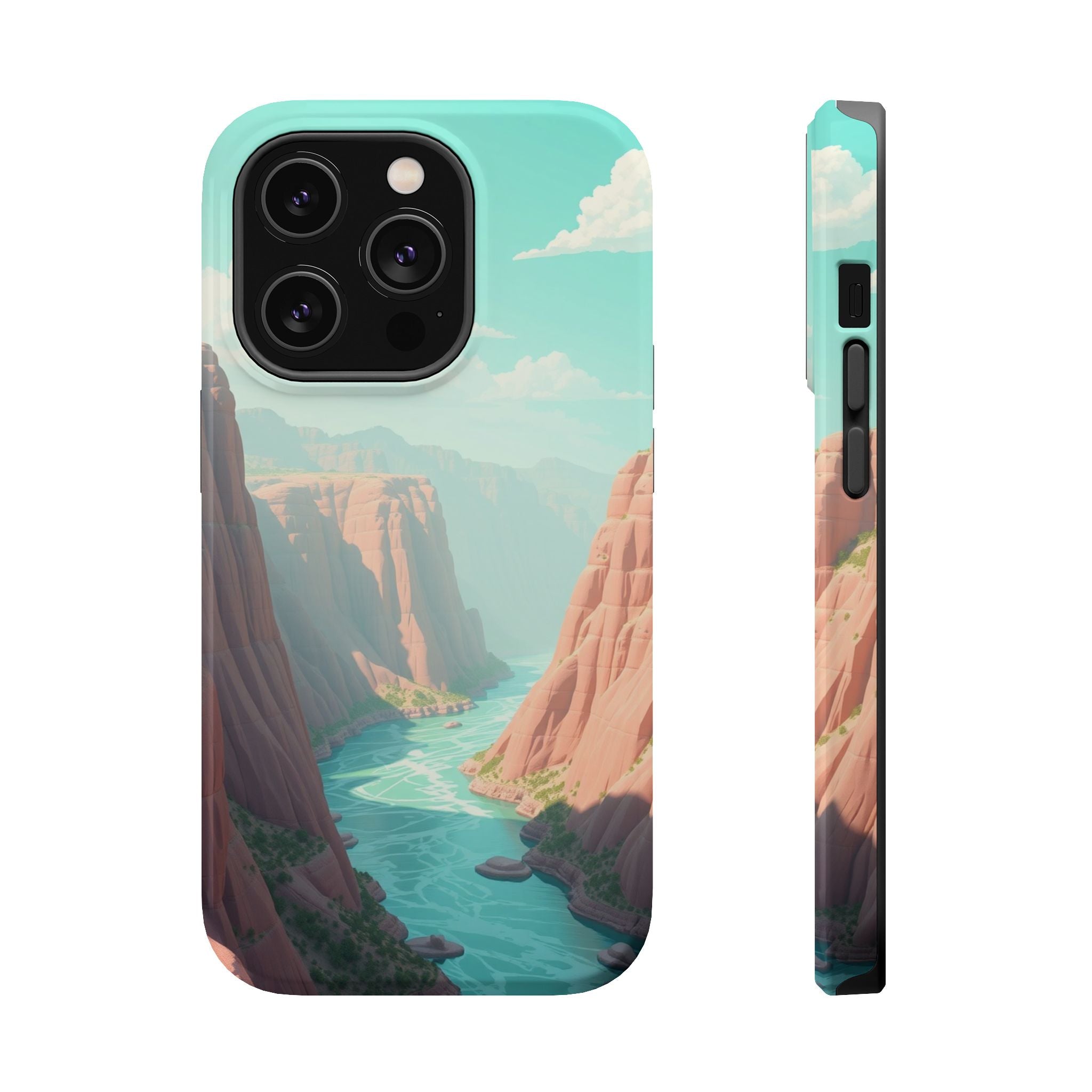 iPhone River Canyon Mystic Art Slim Everyday Designer Case · iPhone Case