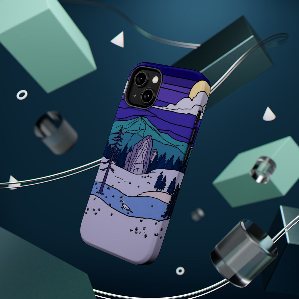 iPhone Pine Ridge Stained Glass Slim Everyday Designer Case · iPhone Case